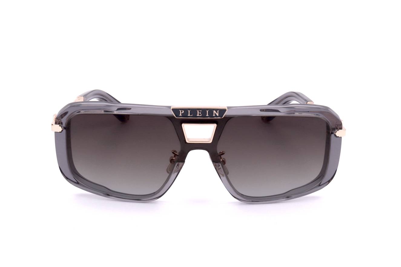 Philipp Plein Sunglasses - Plein Legacy SPP008, Acetate and gold metal design for men
