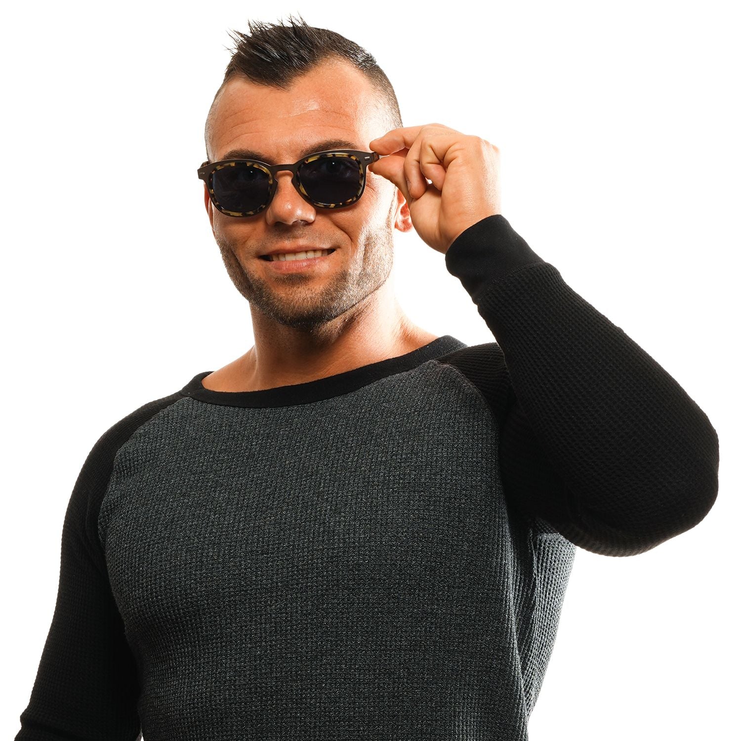 Gafas de sol Ermenegildo Zegna - COUTURE XXX - ZC0007 38V - Diseño de metal y acetato para hombre