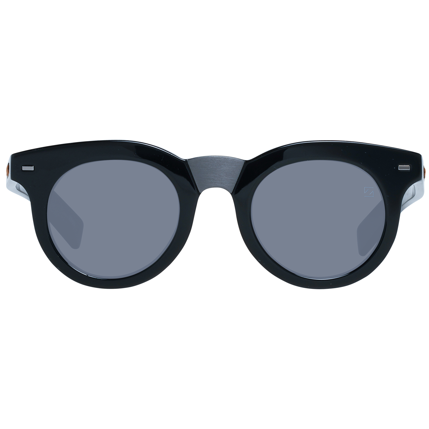 Gafas de sol Ermenegildo Zegna - COUTURE XXX - ZC0010 01A - Diseño redondo de acetato para hombre