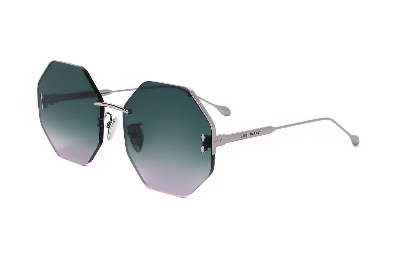 Isabel Marant Women's Silver Octagonal Sunglasses