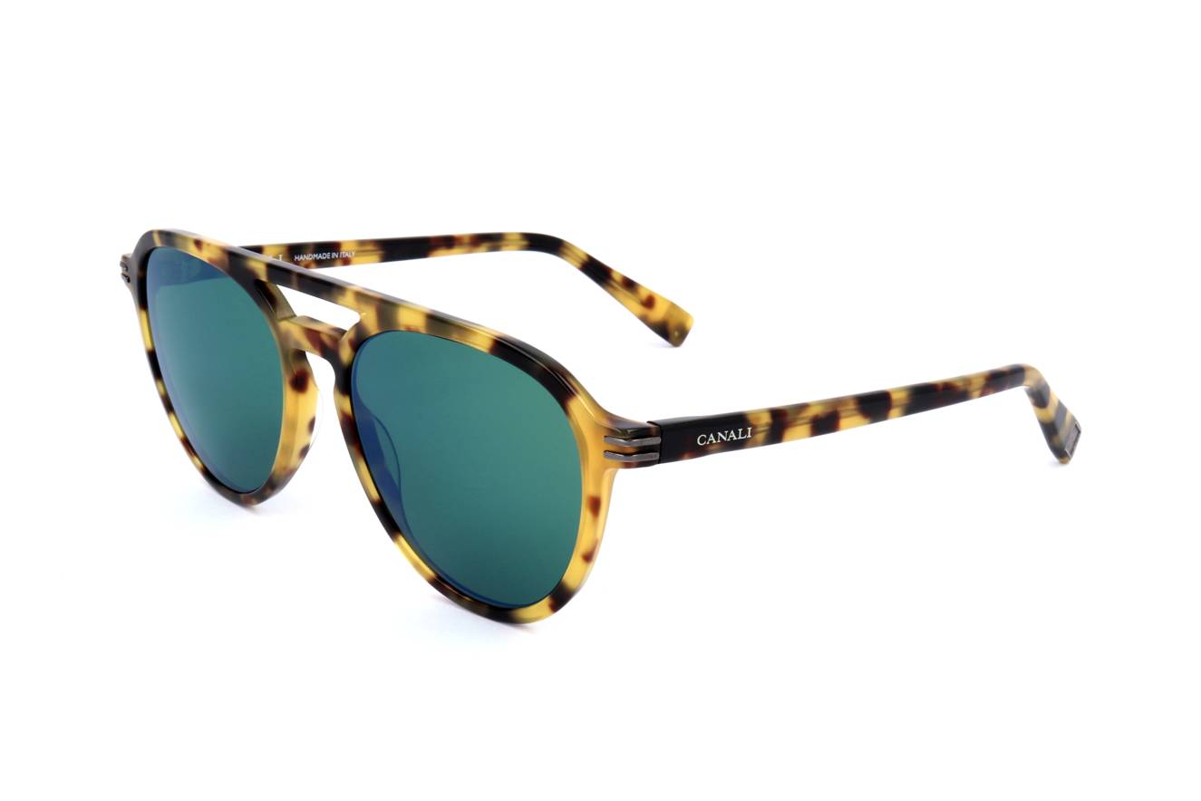 Canali Gafas de sol CO206 CO3 - Fabricado a mano en Italia Diseño de acetato carey Unisex