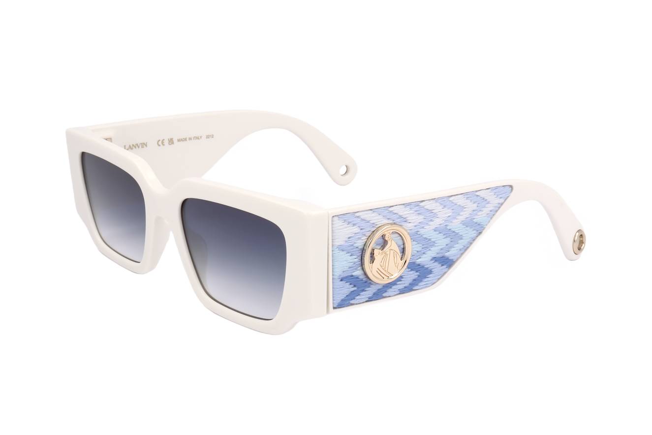 Gafas de sol Lanvin LNV639S 102 - Diseño rectangular de acetato y bordado, para mujer