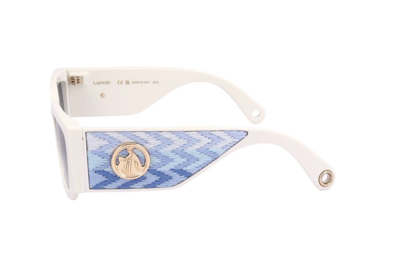 Gafas de sol Lanvin LNV639S 102 - Diseño rectangular de acetato y bordado, para mujer