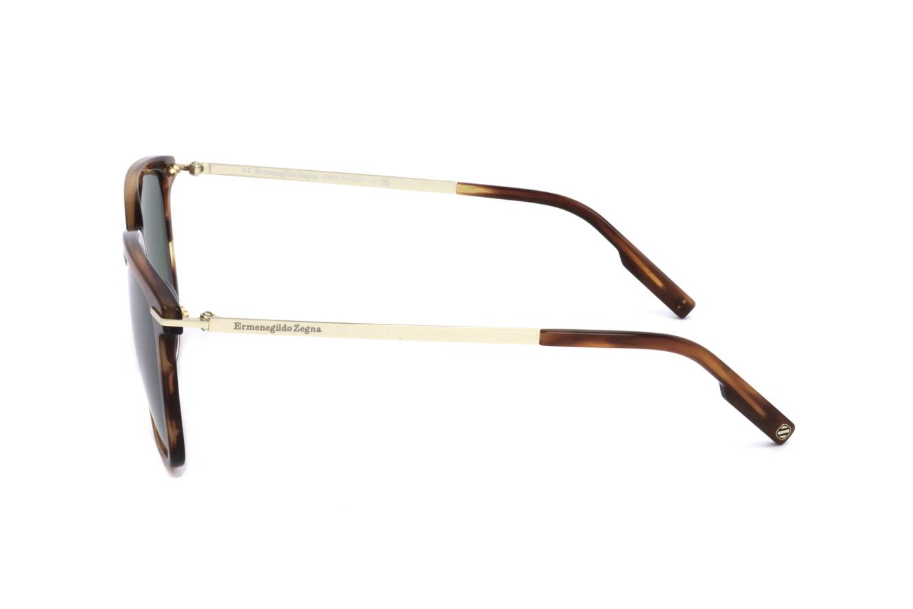 Ermenegildo Zegna EZ0206 52N Sunglasses - Square Acetate and Metal Design for Men