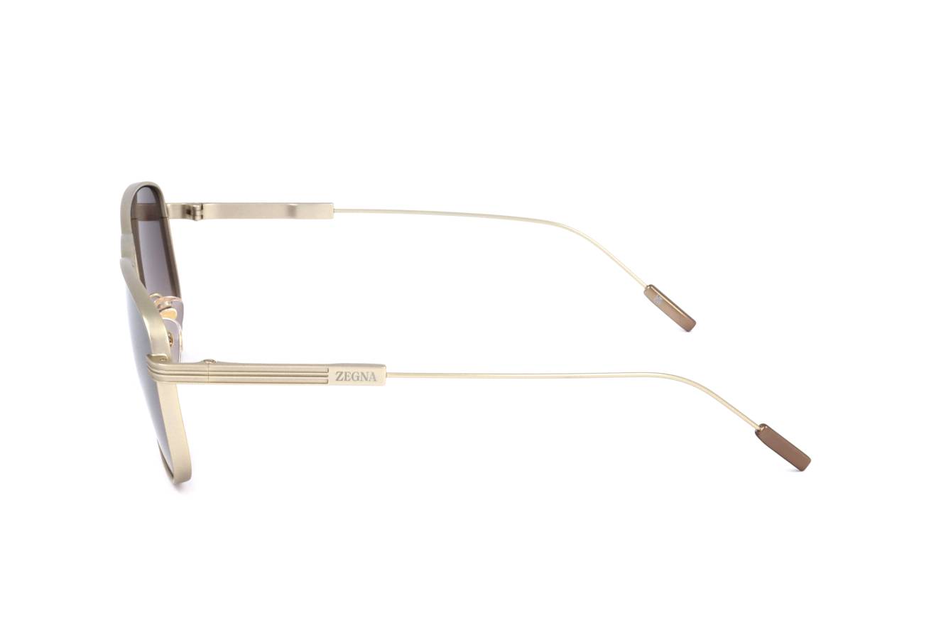 Gafas de sol Ermenegildo Zegna EZ0209 32F - Diseño de metal dorado para hombre