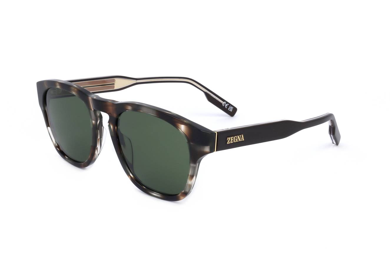 Gafas de sol Ermenegildo Zegna  EZ0222 50N - Diseño cuadrado de acetato para hombre