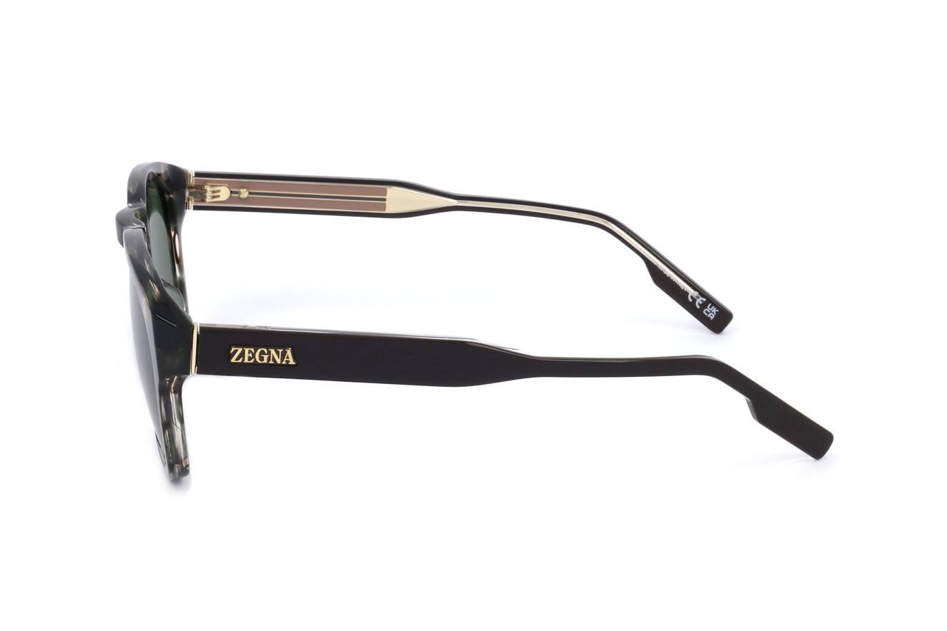 Gafas de sol Ermenegildo Zegna EZ0222 50N - Diseño cuadrado de acetato para hombre