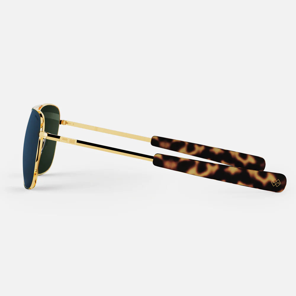 Gafas de sol RANDOLPH Aviator - 23k Gold & Cobalt unisex