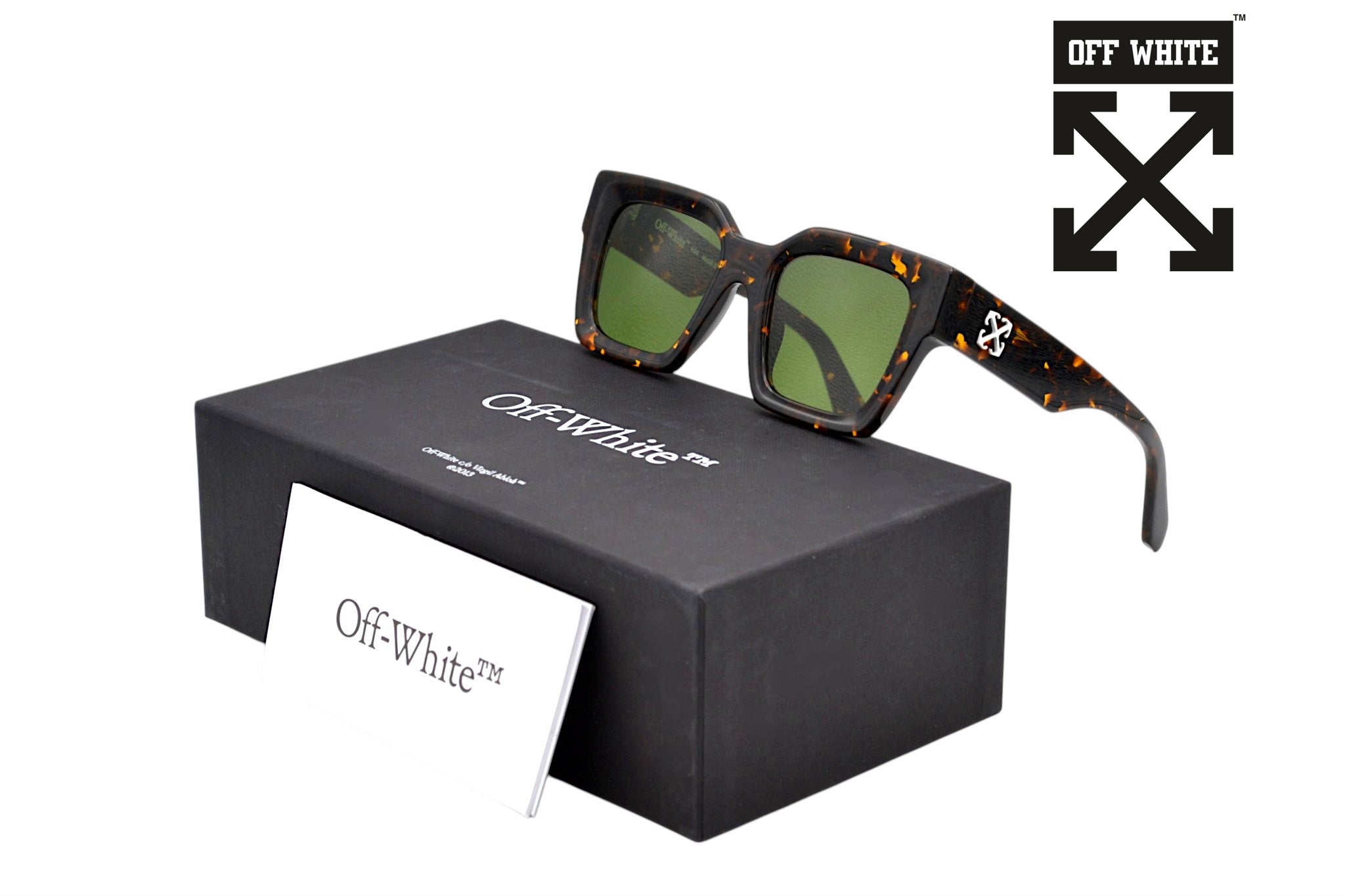 Gafas de sol Off White - JACKSON OERI13I - Diseño de Acetato estilo carey, para hombre