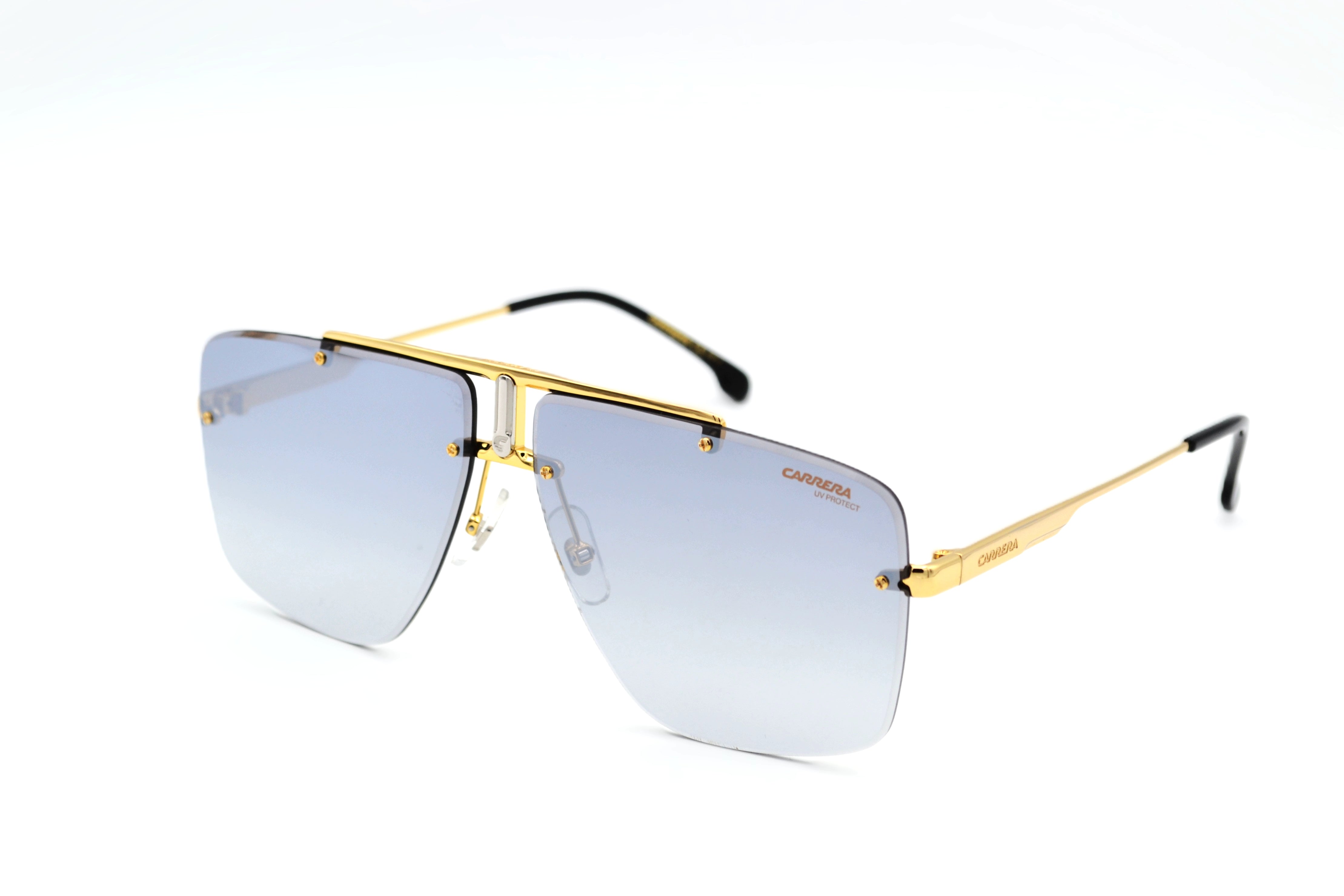 CARRERA sunglasses for men, rectangular design, gold metal 1016S RHLIC