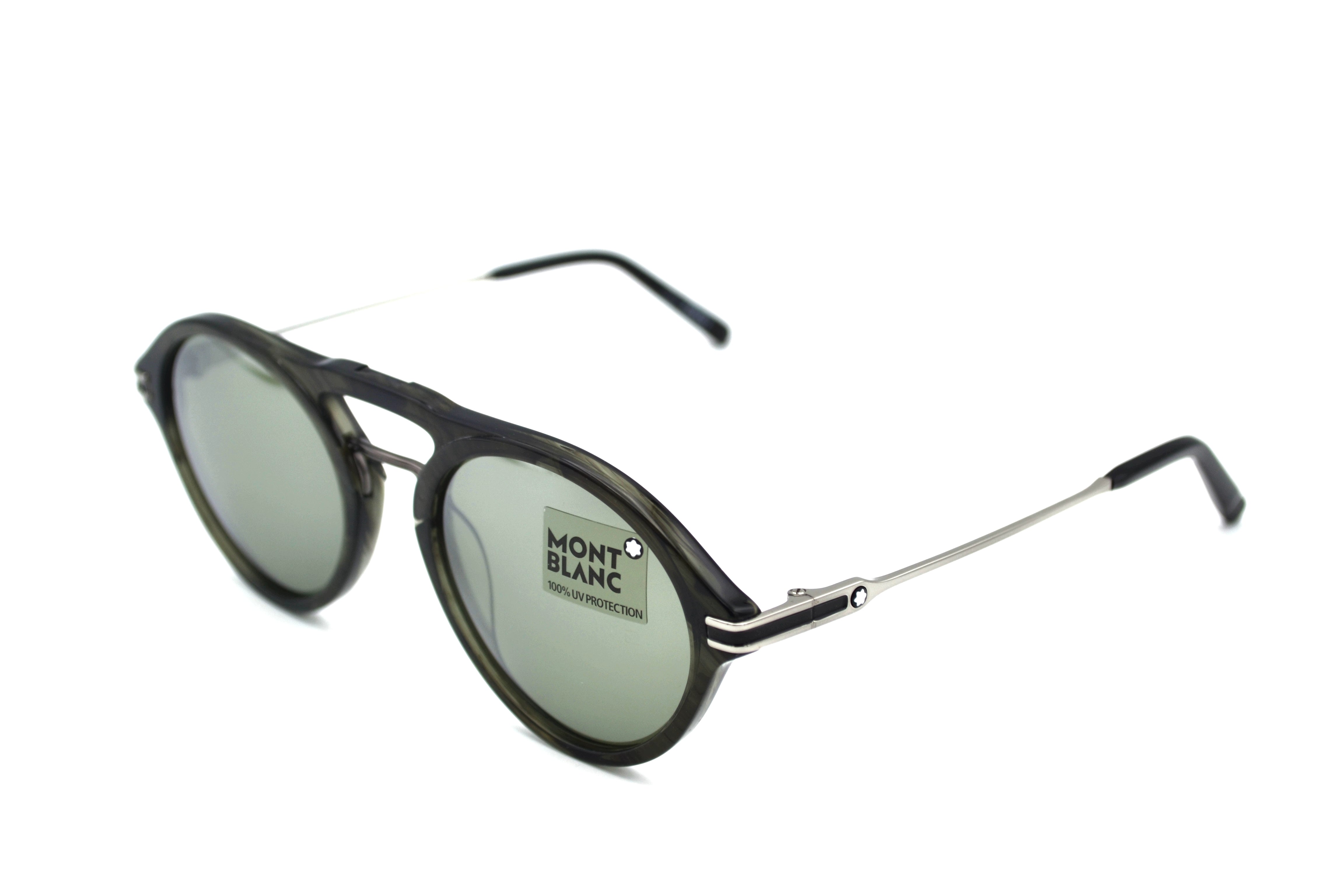 Montblanc Gafas de sol - MB716S 98Q - Diseño de acetato i Metal para hombre