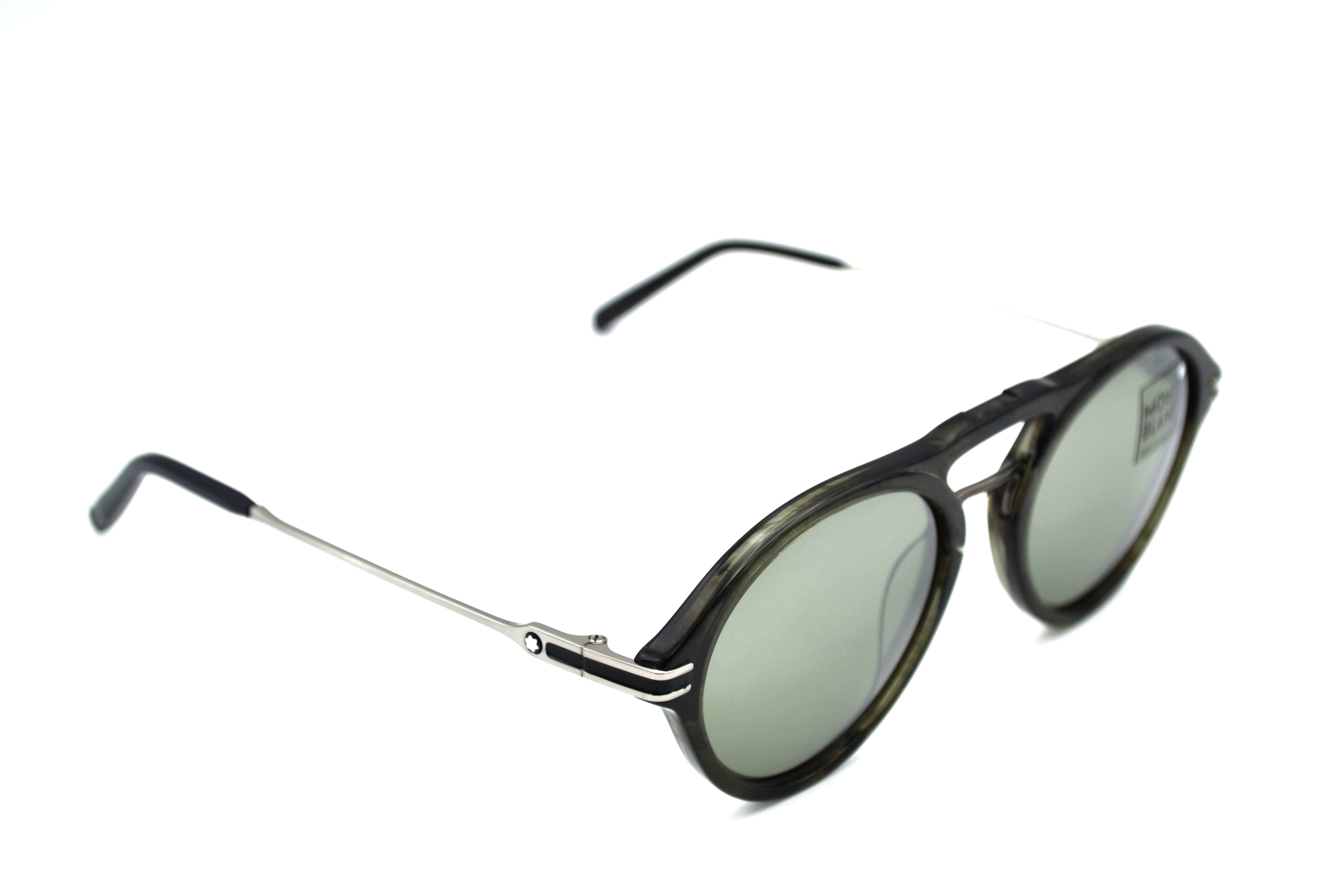 Montblanc Gafas de sol - MB716S 98Q - Diseño de acetato i Metal para hombre