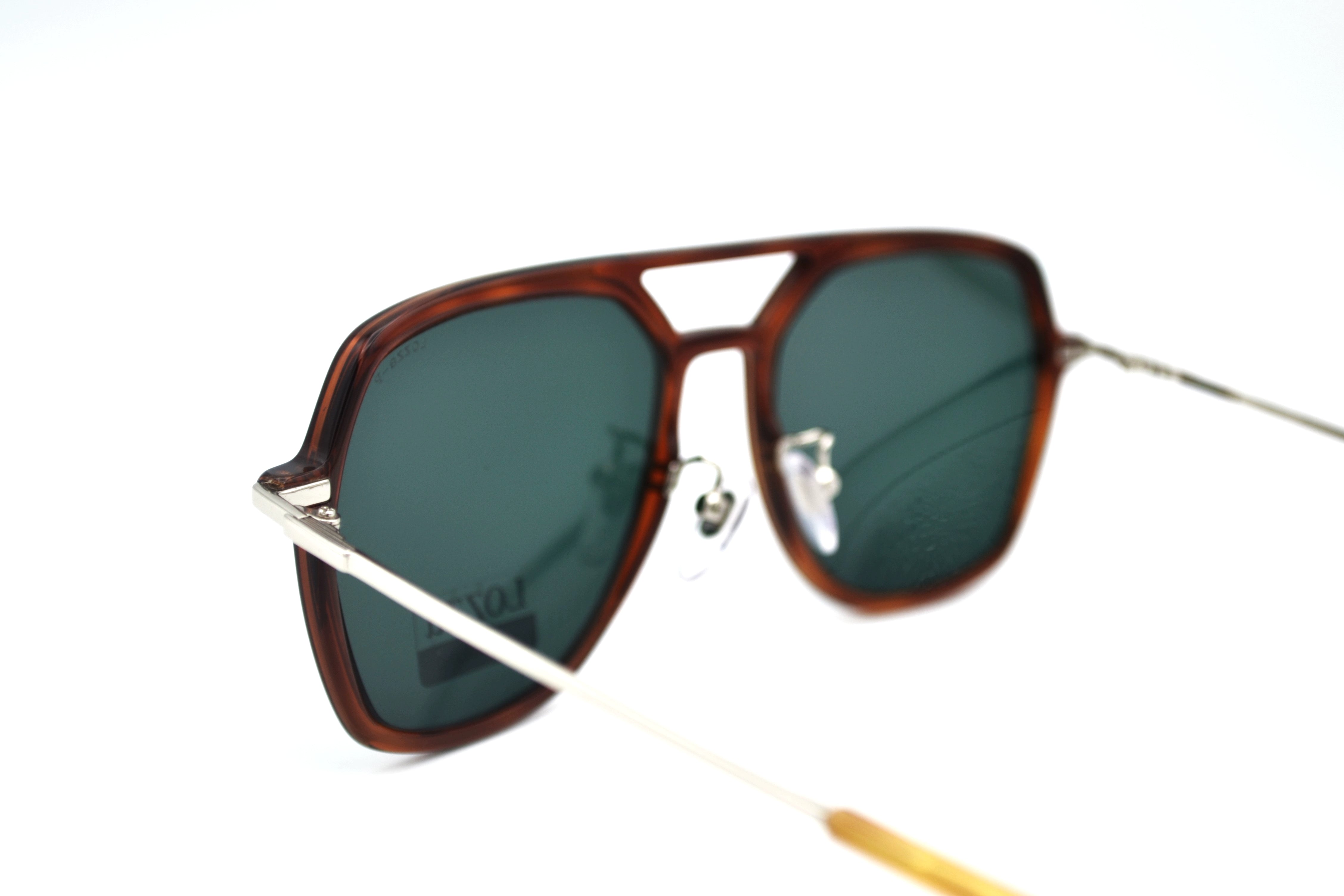 Gafas de sol Lozza SL4215M 710P - Lentes polarizadas, Diseño de acetato y metal, para hombre