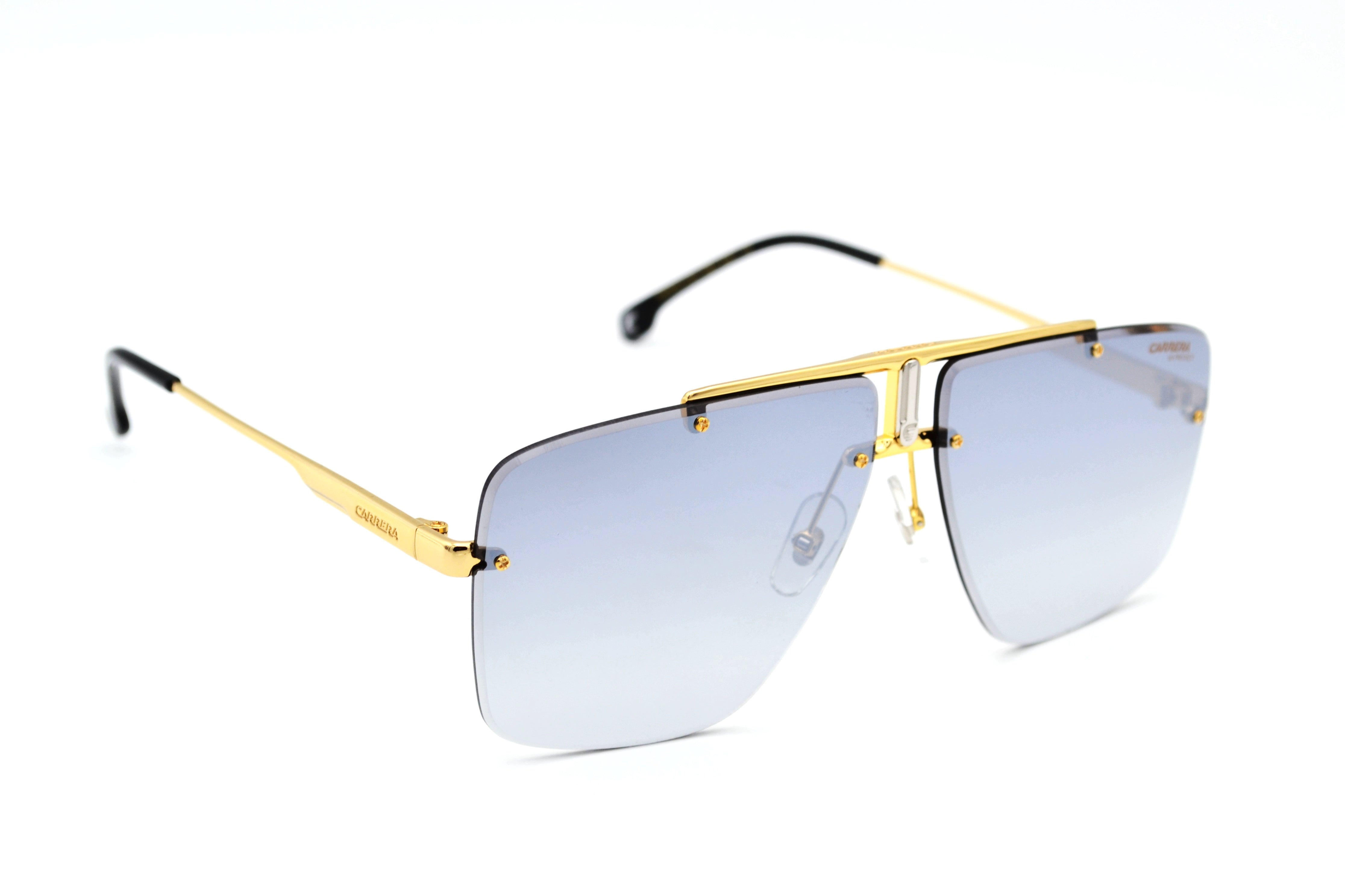 CARRERA sunglasses for men, rectangular design, gold metal 1016S RHLIC