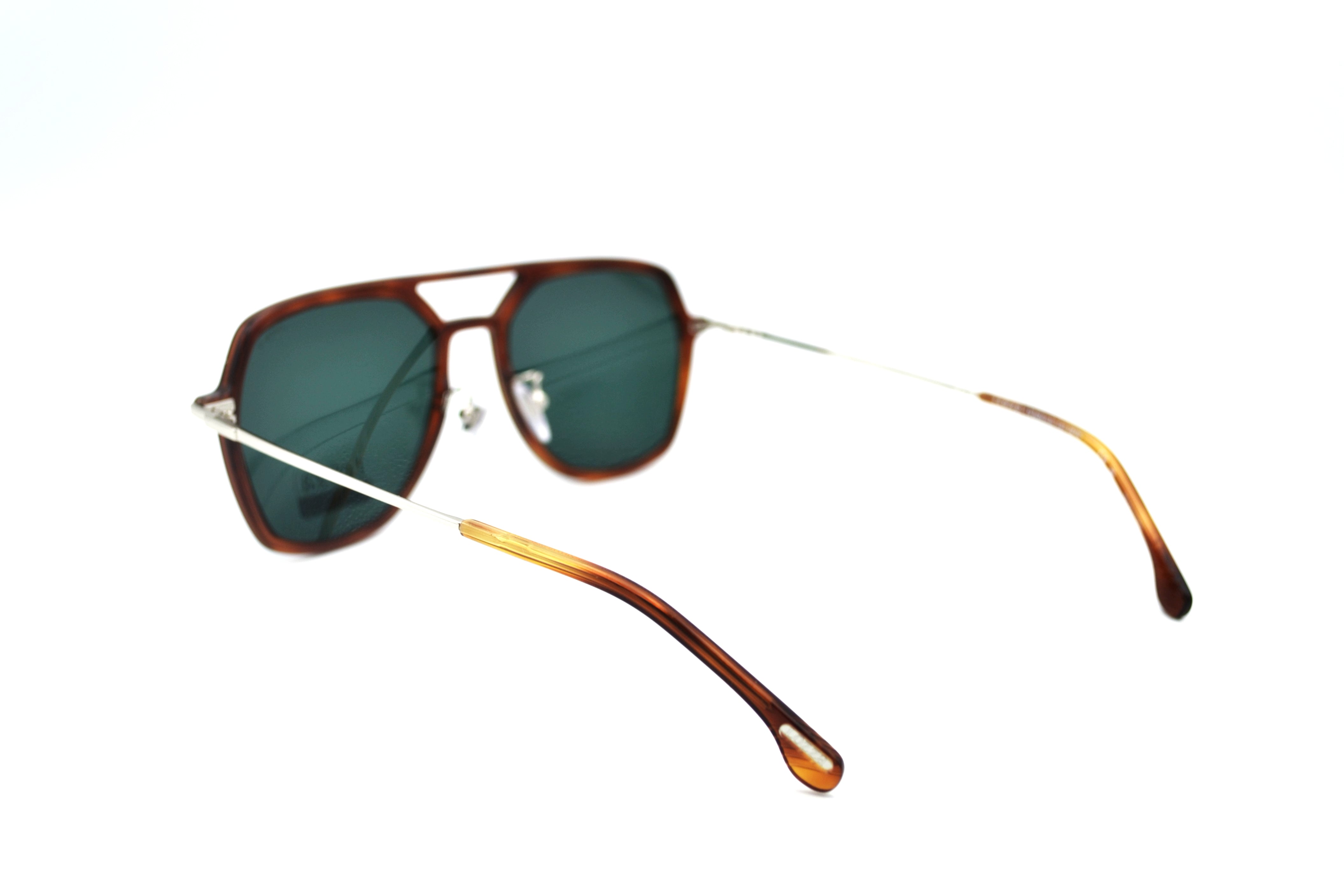 Gafas de sol Lozza SL4215M 710P - Lentes polarizadas, Diseño de acetato y metal, para hombre