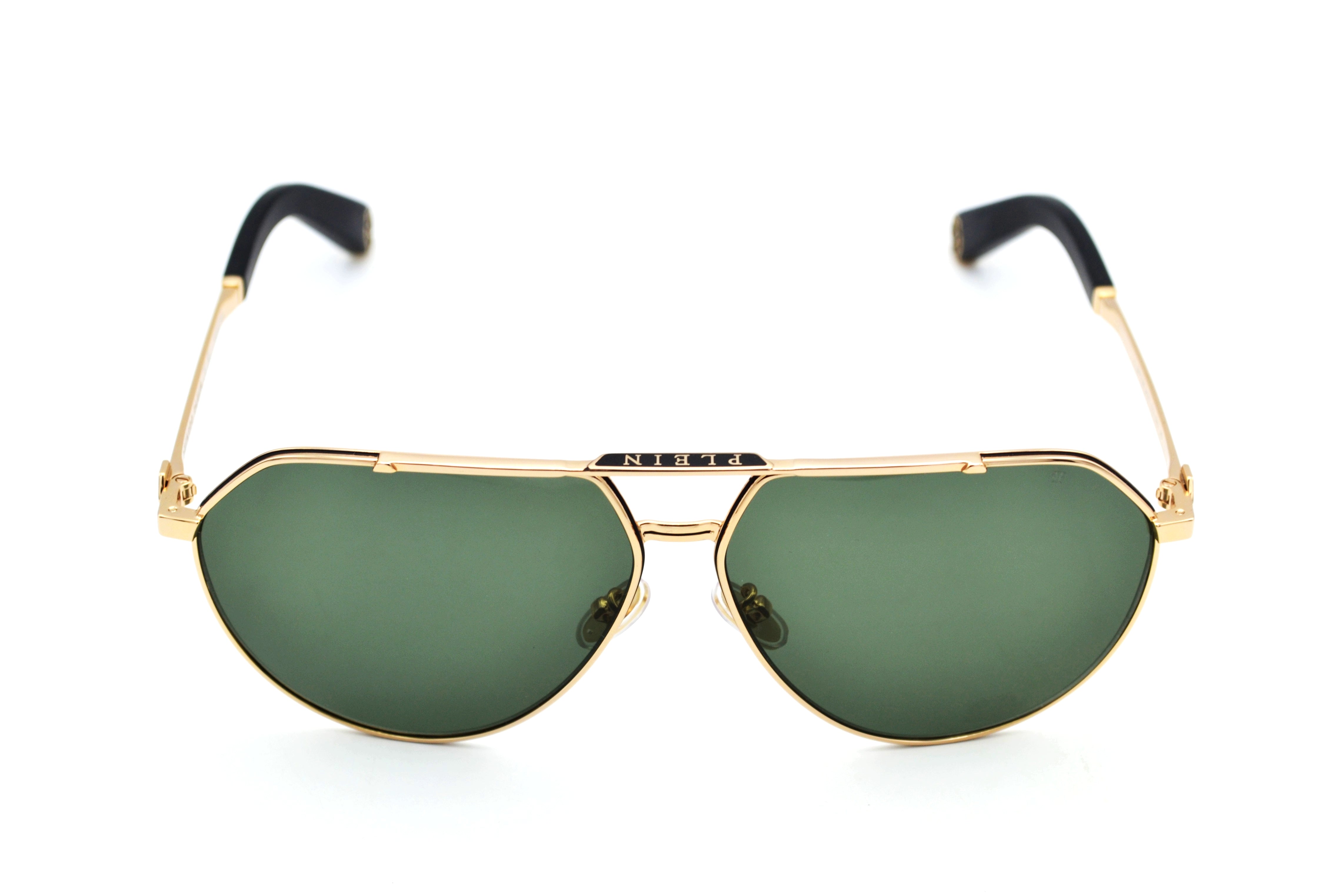 Gafas de sol Philipp Plein - SPP171M Diseño de metal dorado para hombre