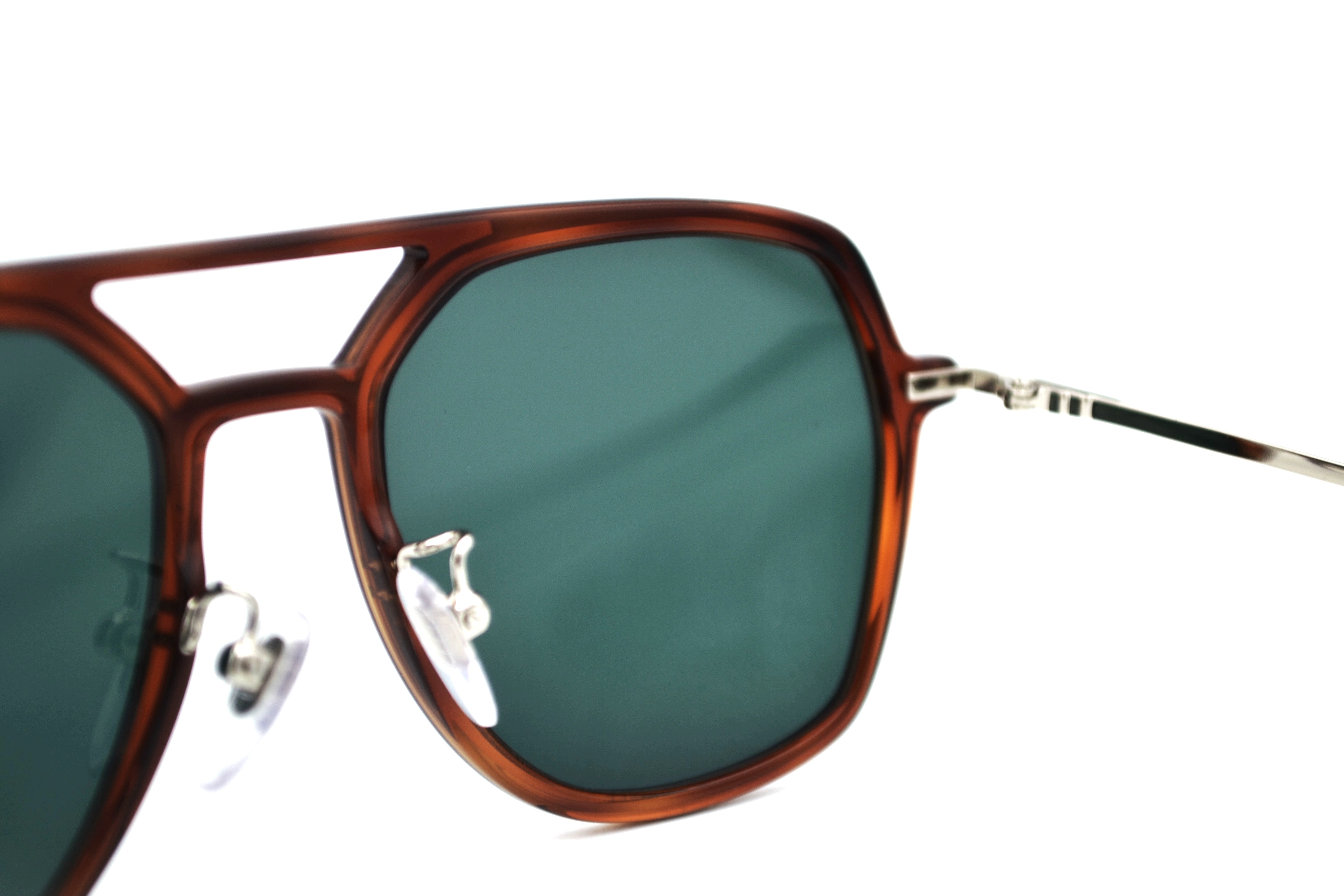Gafas de sol Lozza SL4215M 710P - Lentes polarizadas, Diseño de acetato y metal, para hombre