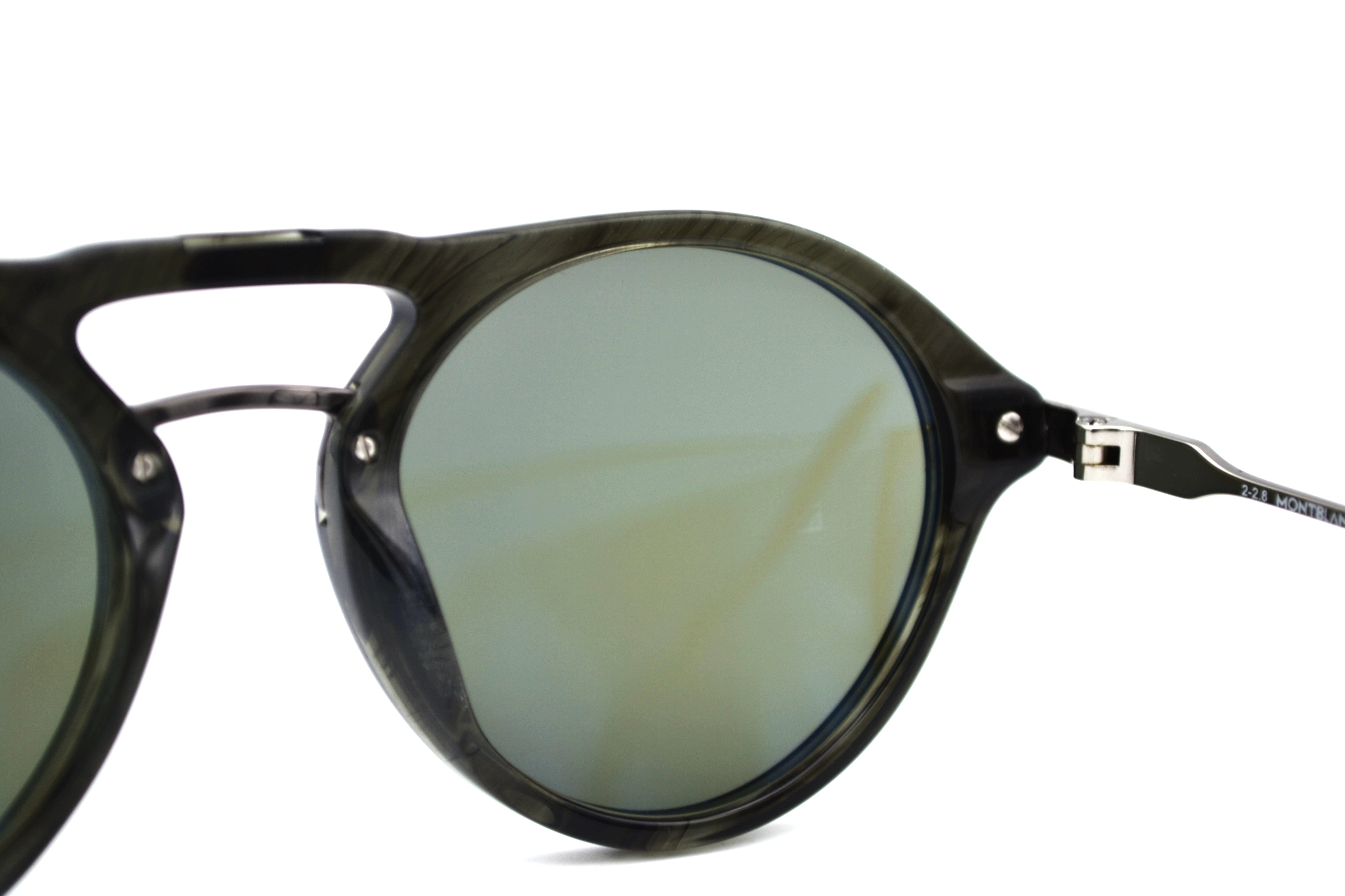 Montblanc Gafas de sol - MB716S 98Q - Diseño de acetato i Metal para hombre