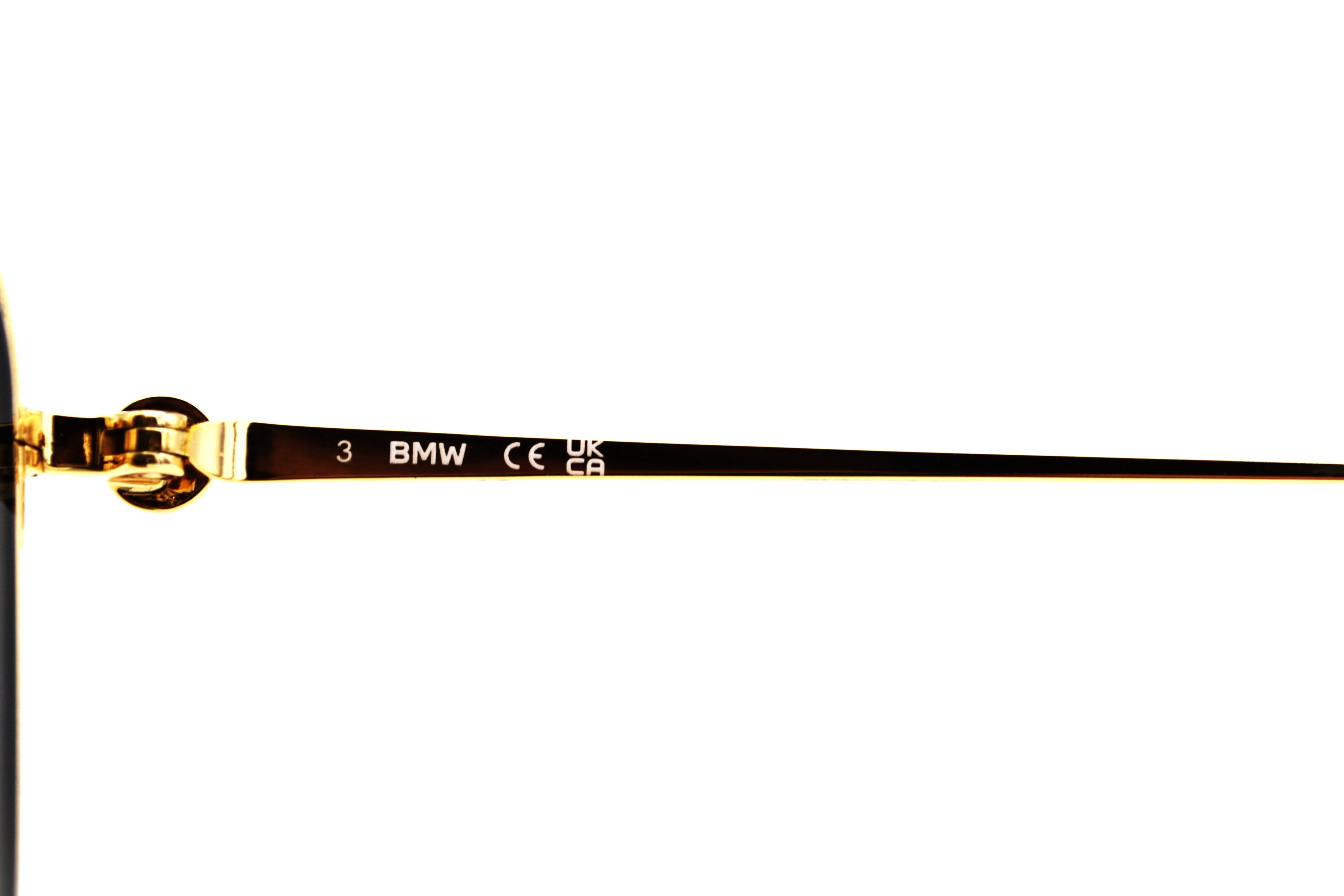 Gafas de sol BMW Eyewear BW0029D 30A - Diseño rectangular de metal dorado