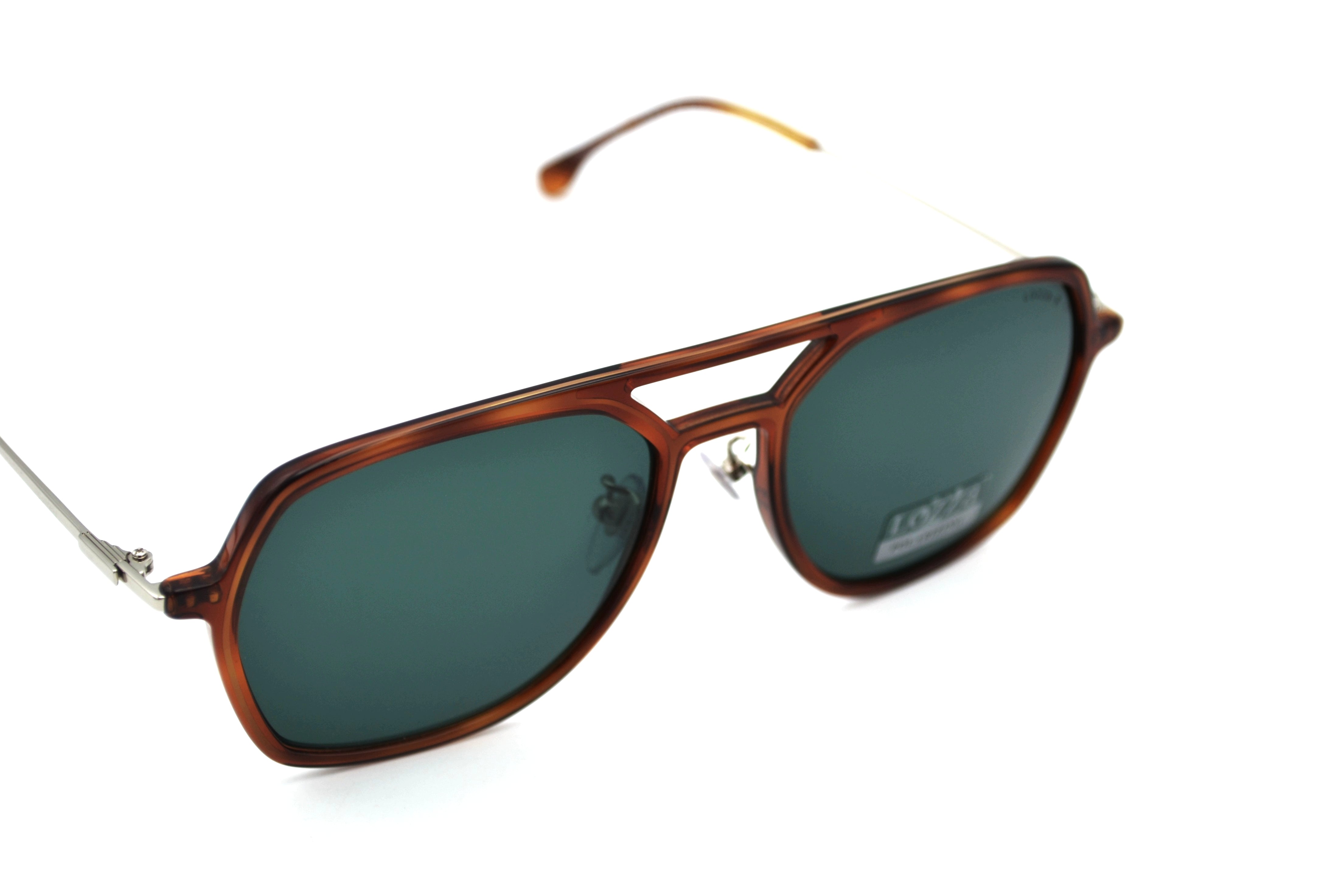 Gafas de sol Lozza SL4215M 710P - Lentes polarizadas, Diseño de acetato y metal, para hombre