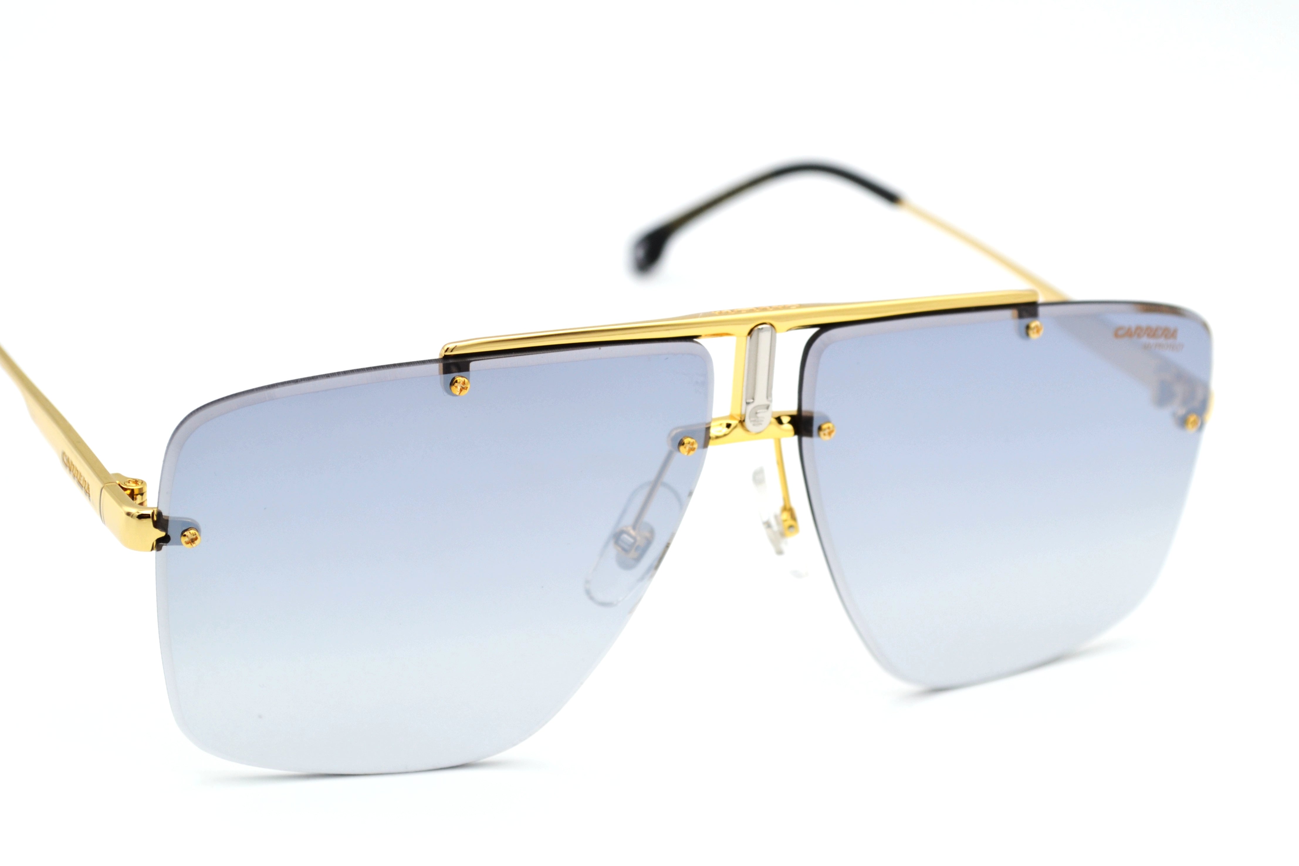 CARRERA sunglasses for men, rectangular design, gold metal 1016S RHLIC