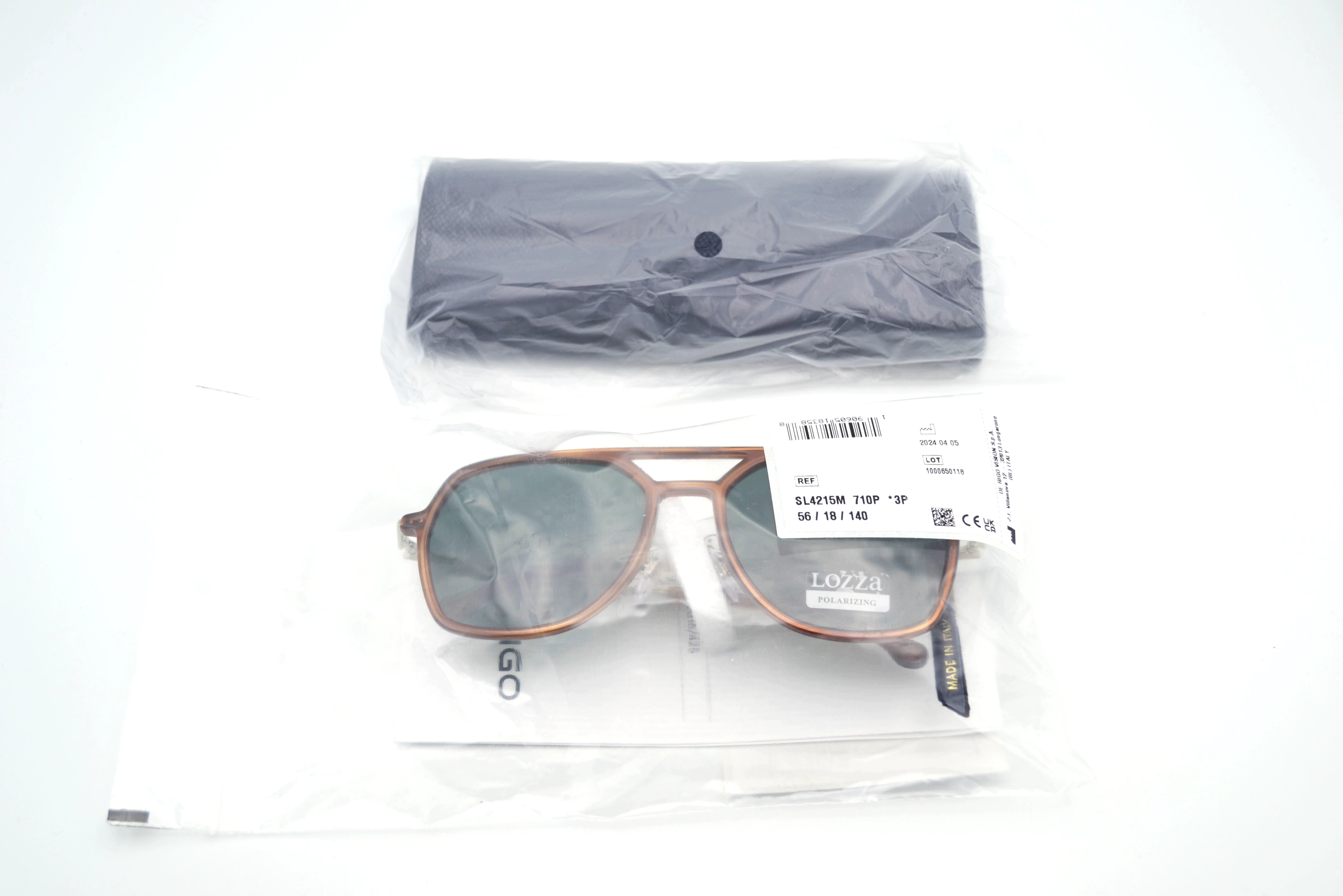 Gafas de sol Lozza SL4215M 710P - Lentes polarizadas, Diseño de acetato y metal, para hombre