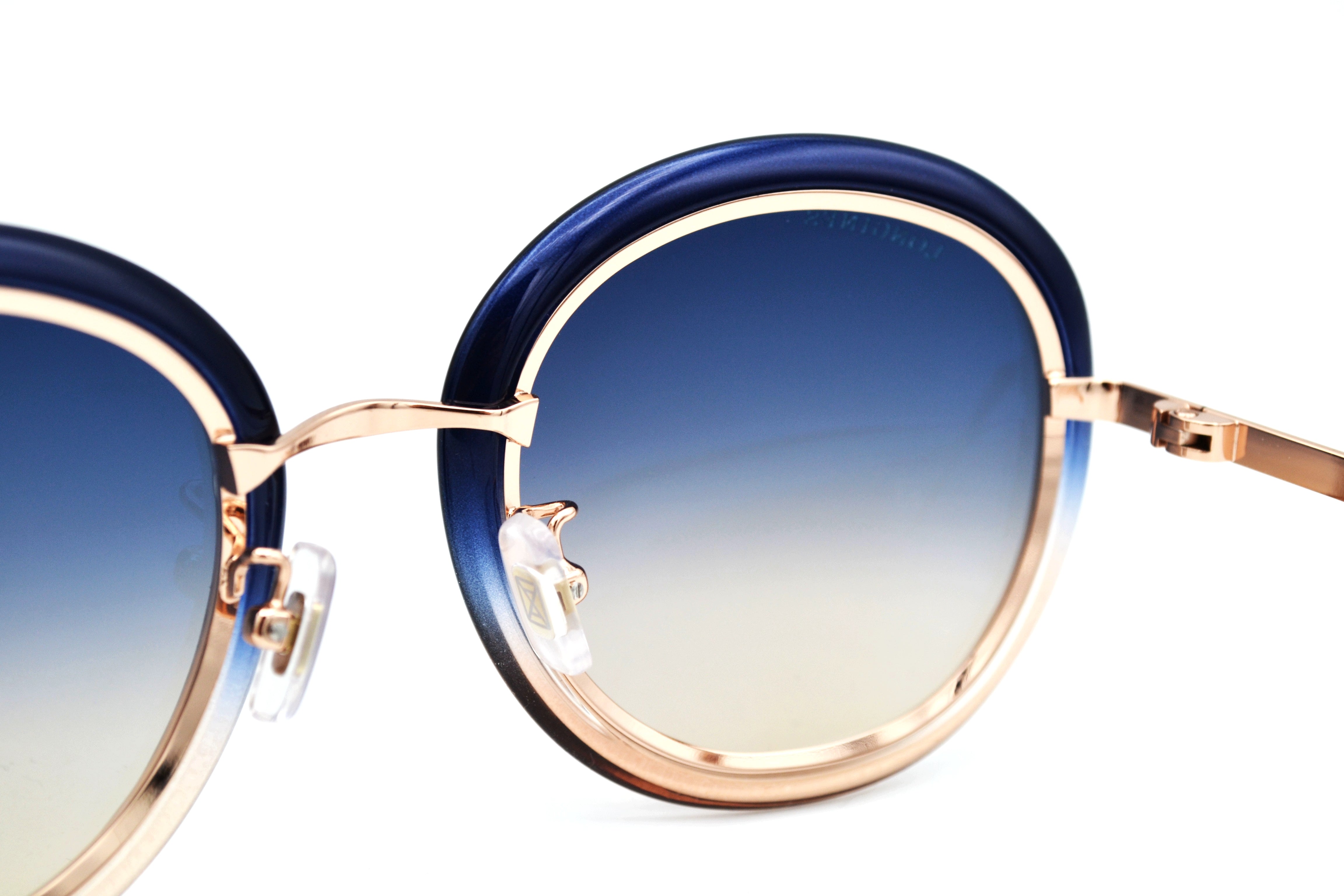 Gafas de sol Longines LG001H 92W Diseño de acetato redondeado para mujer