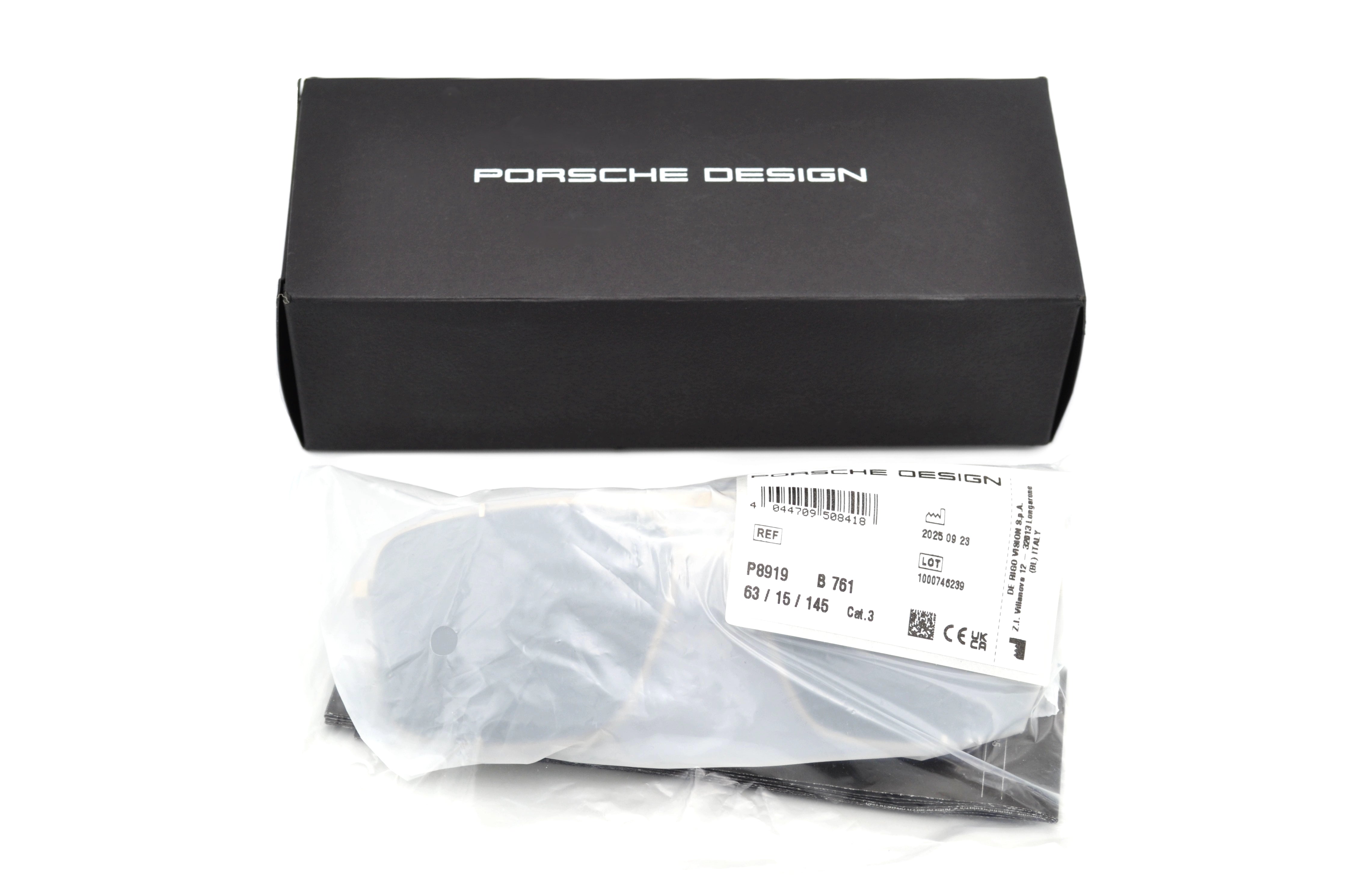 Gafas de sol Porsche Design P8919B - fabricada en Italia por De Rigo, para hombre