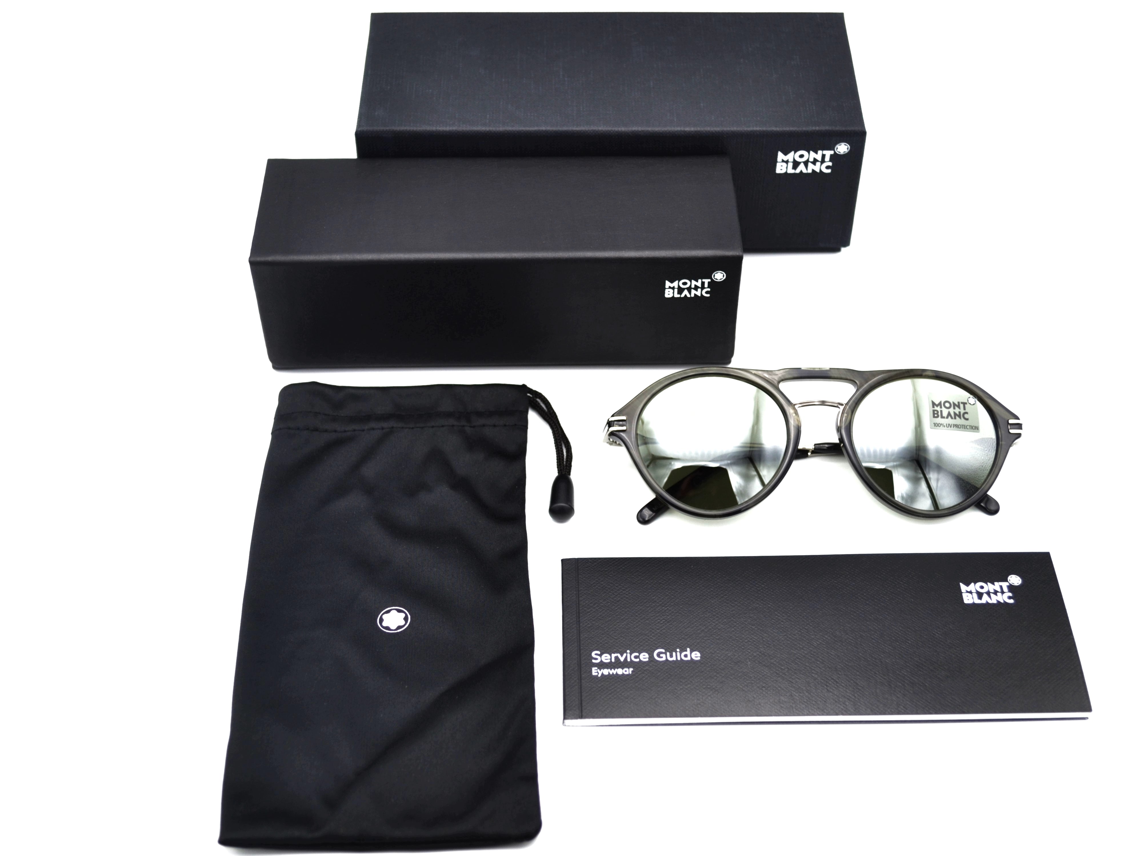 Montblanc Gafas de sol - MB716S 98Q - Diseño de acetato i Metal para hombre