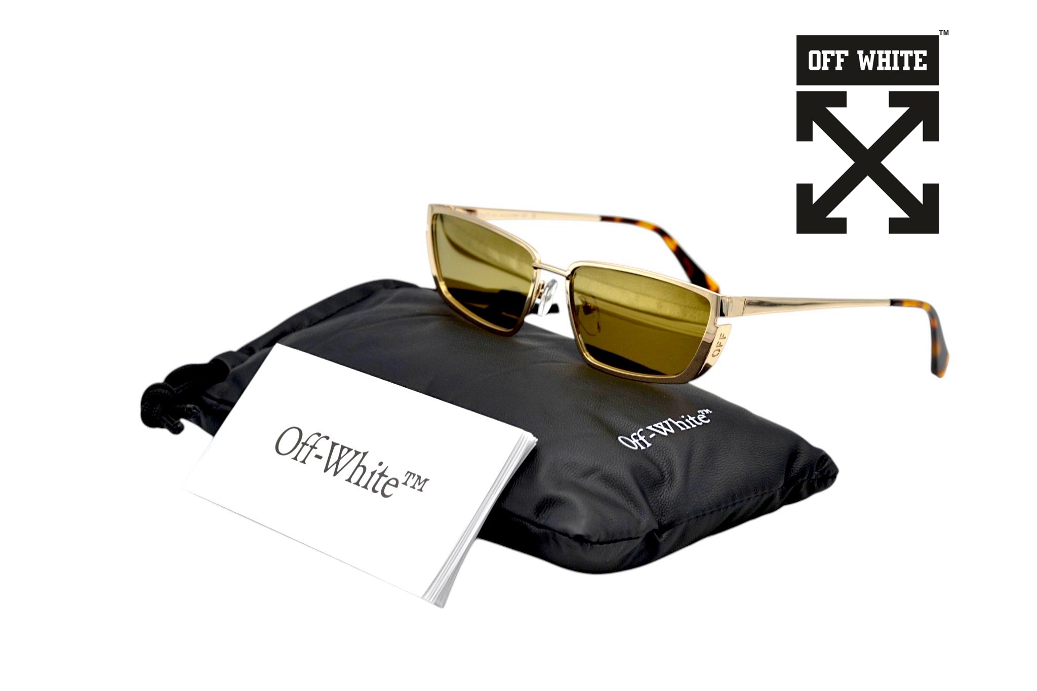 Gafas de sol Off White - RICHFIELD OERI119 7676 - Diseño de Acetato estilo carey, para hombre