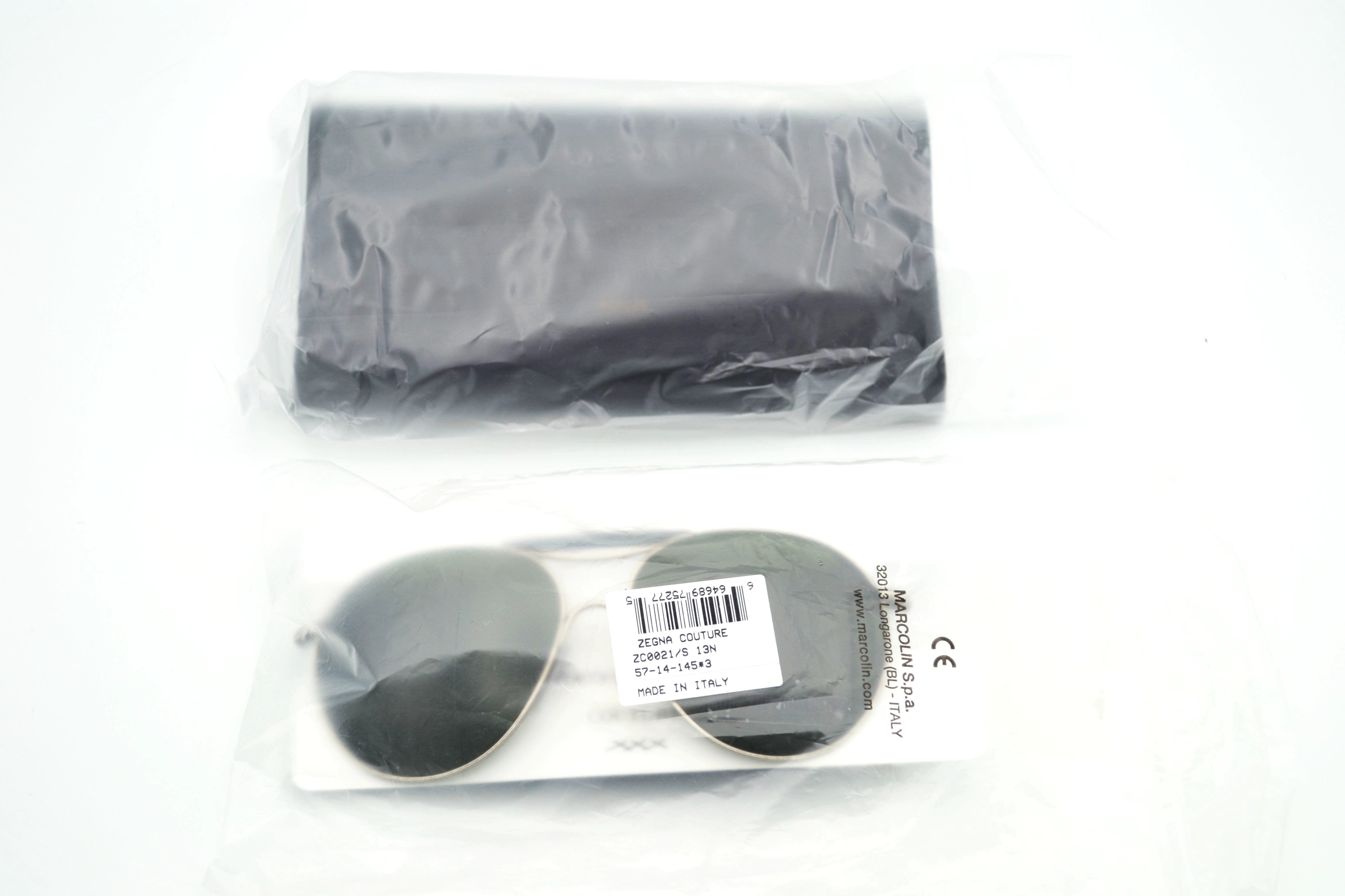 Gafas de sol Ermenegildo Zegna - COUTURE XXX - ZC0021 13N - Diseño de aviador para hombre