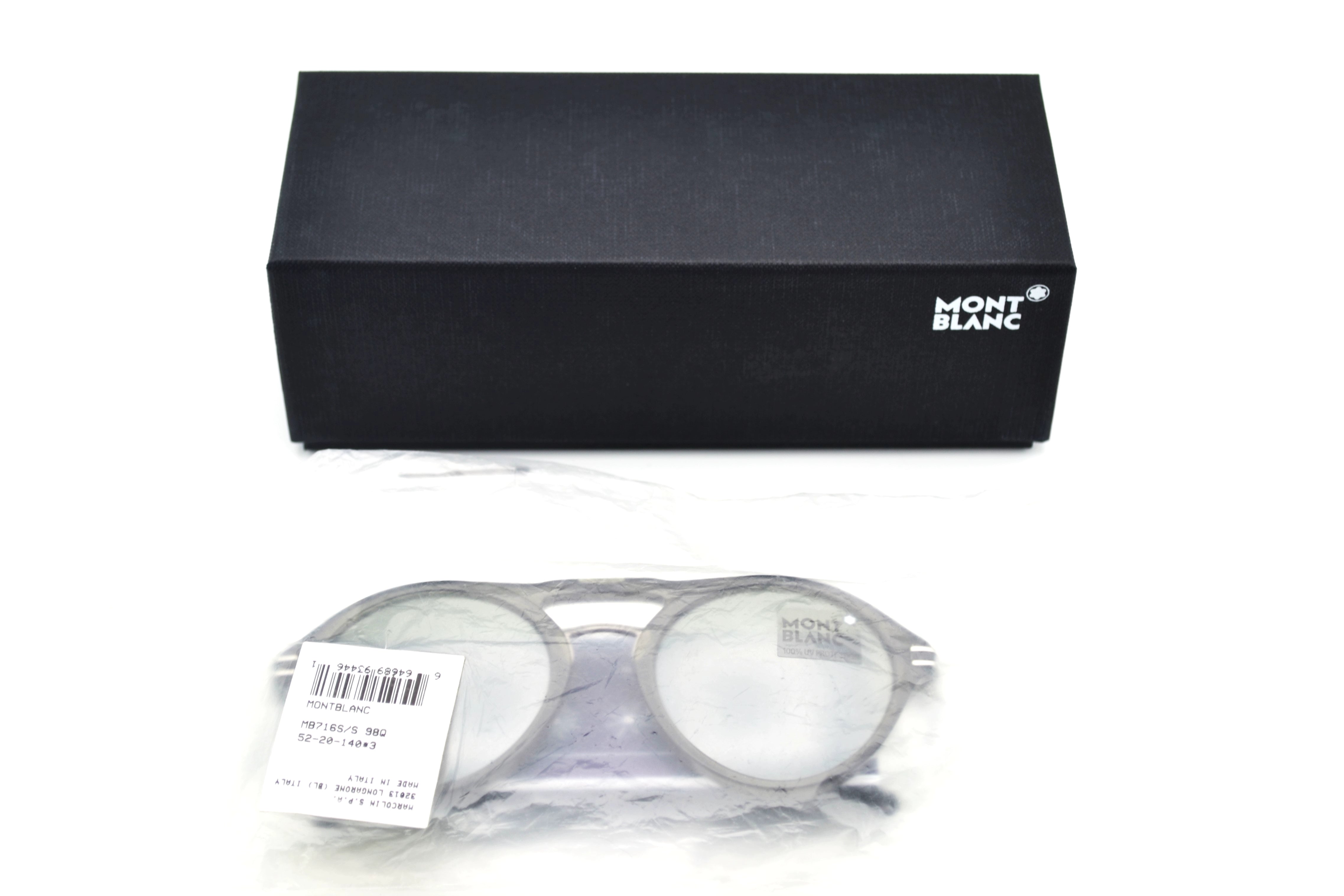 Montblanc Gafas de sol - MB716S 98Q - Diseño de acetato i Metal para hombre