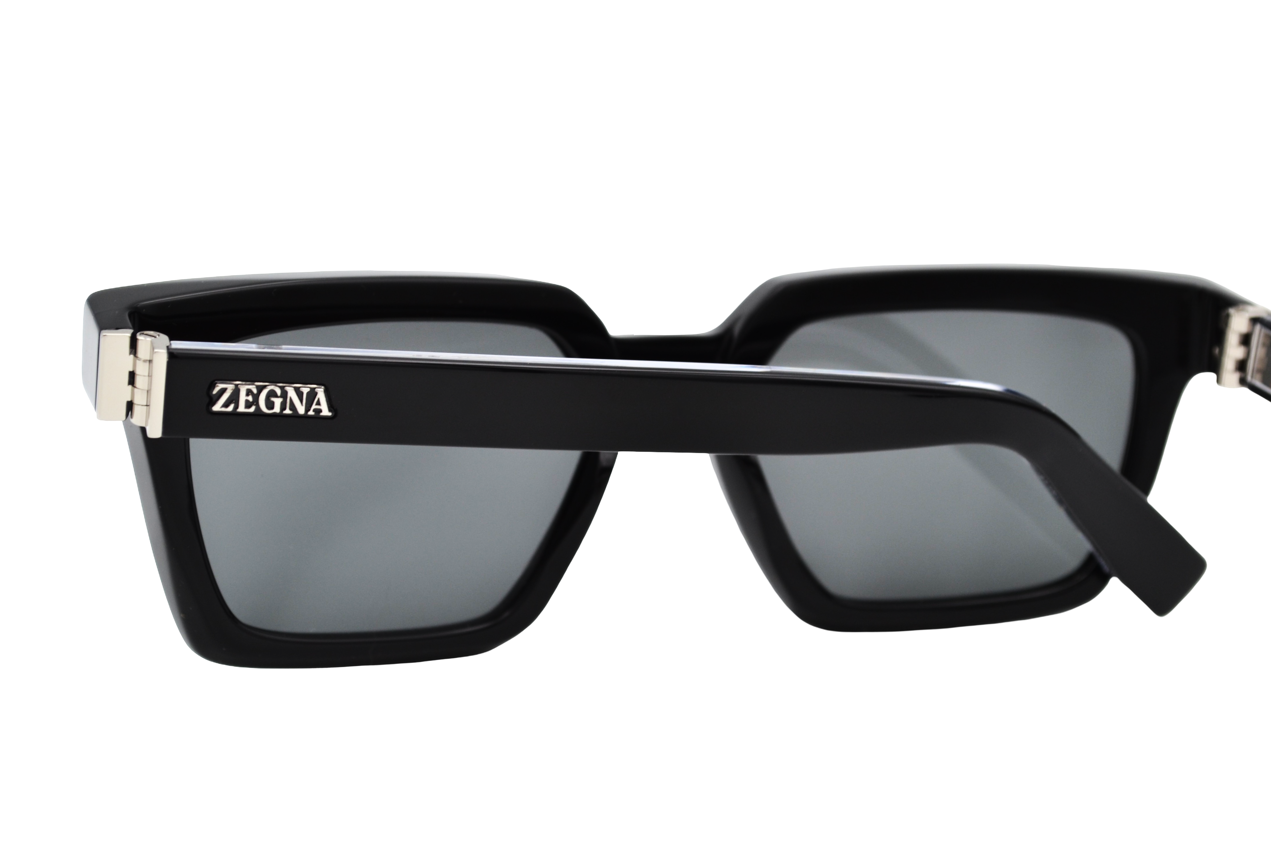 Gafas de sol Ermenegildo Zegna EZ0214 01A - Diseño de Acetato negro para hombre