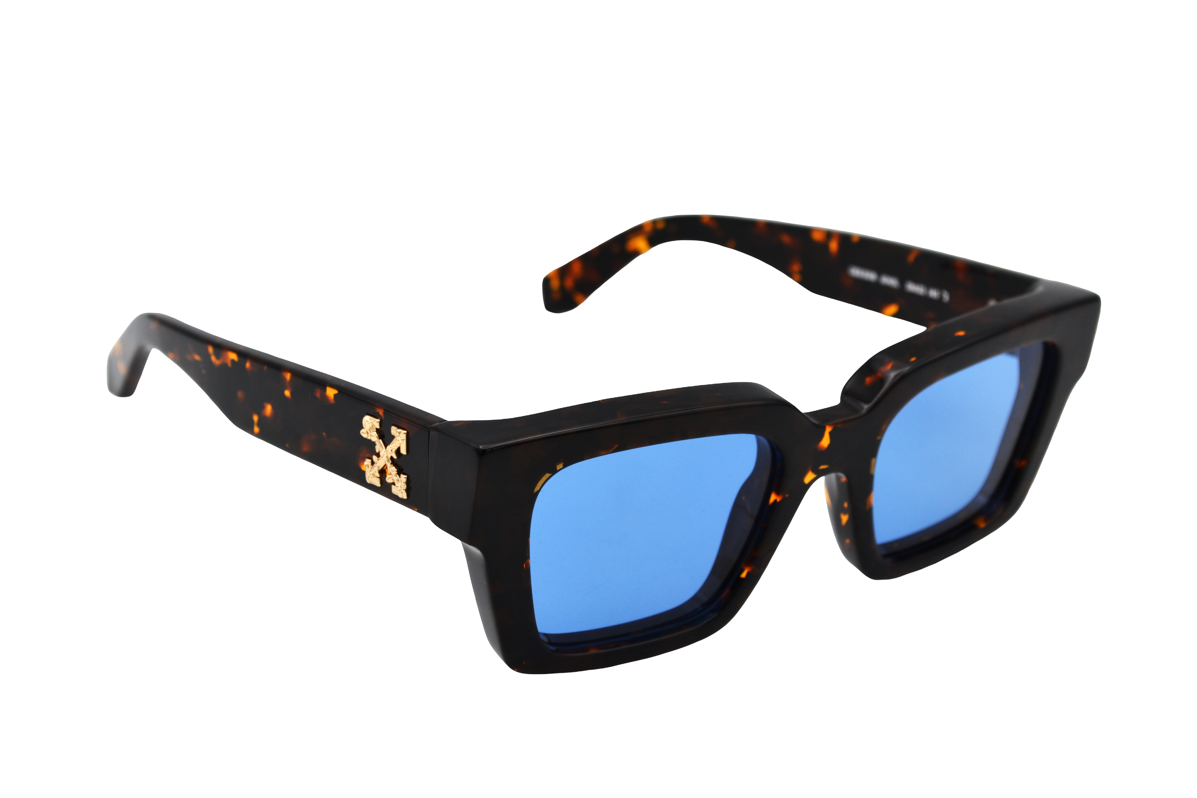 Gafas de sol Off White - VIRGIL OERI008 - Diseño de Acetato negro, para hombre