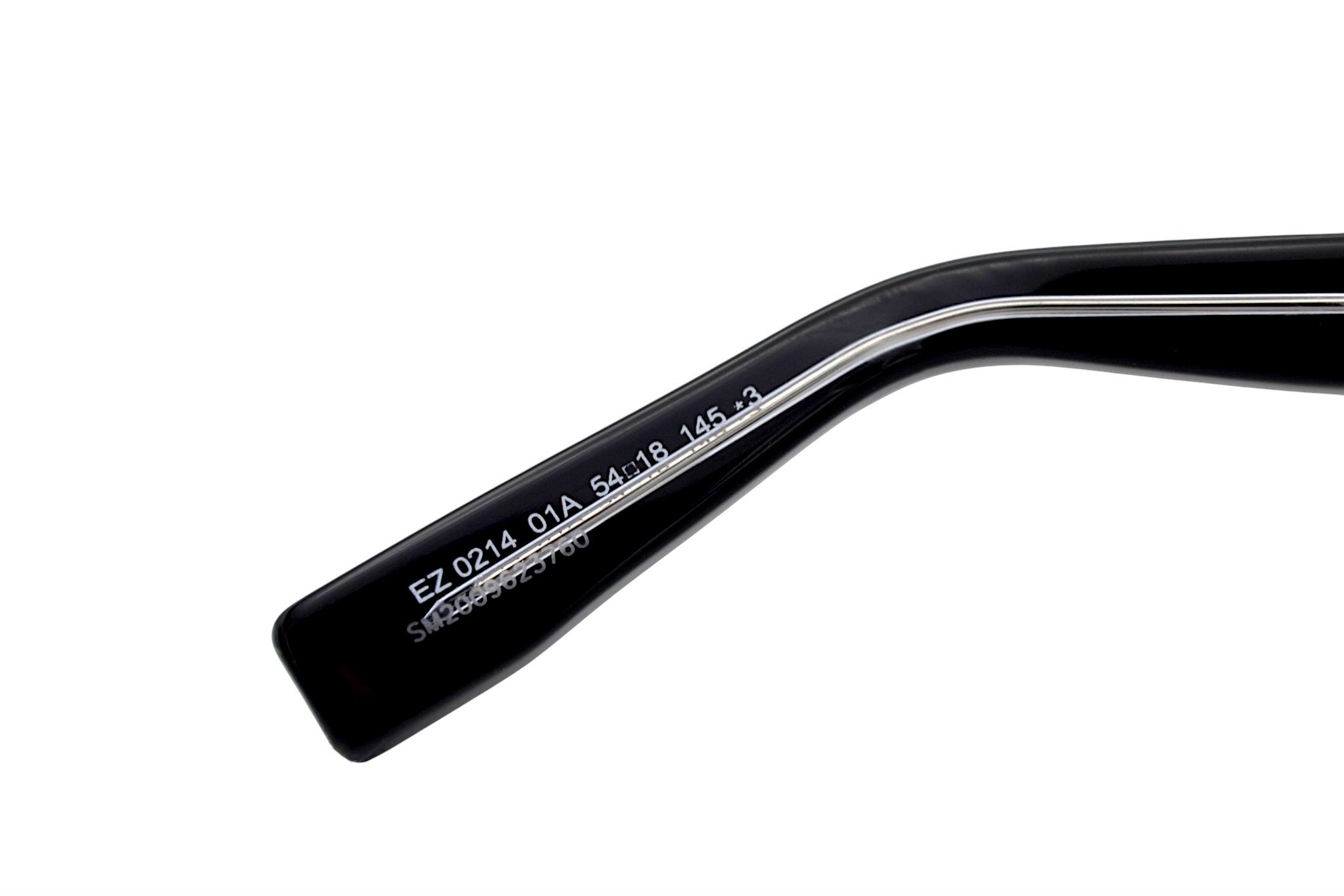 Gafas de sol Ermenegildo Zegna EZ0214 01A - Diseño de Acetato negro para hombre