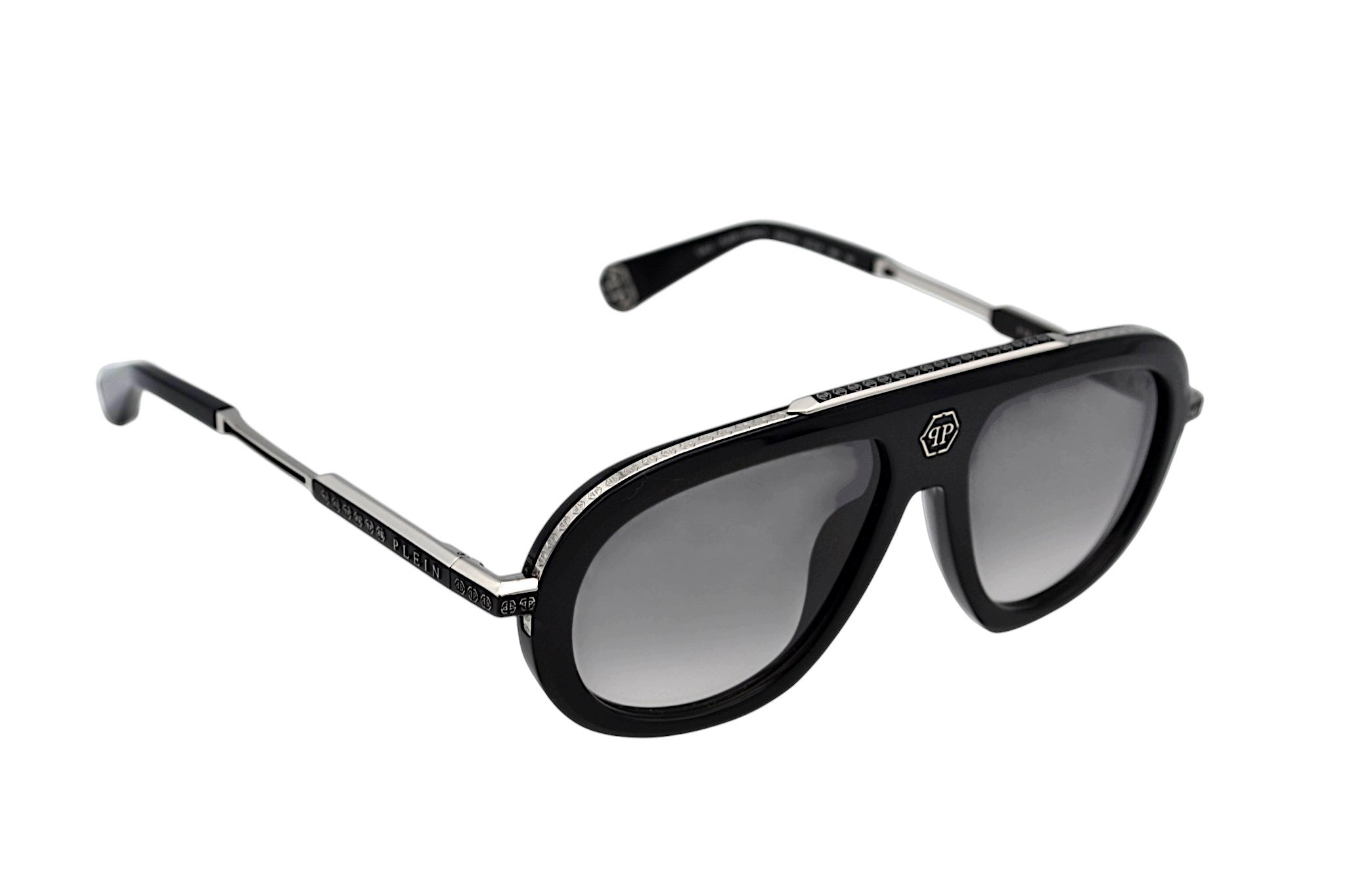 Gafas de sol Philipp Plein - PLEIN LEGACY SPP151 700Y Diseño de titanio y acetato para hombre