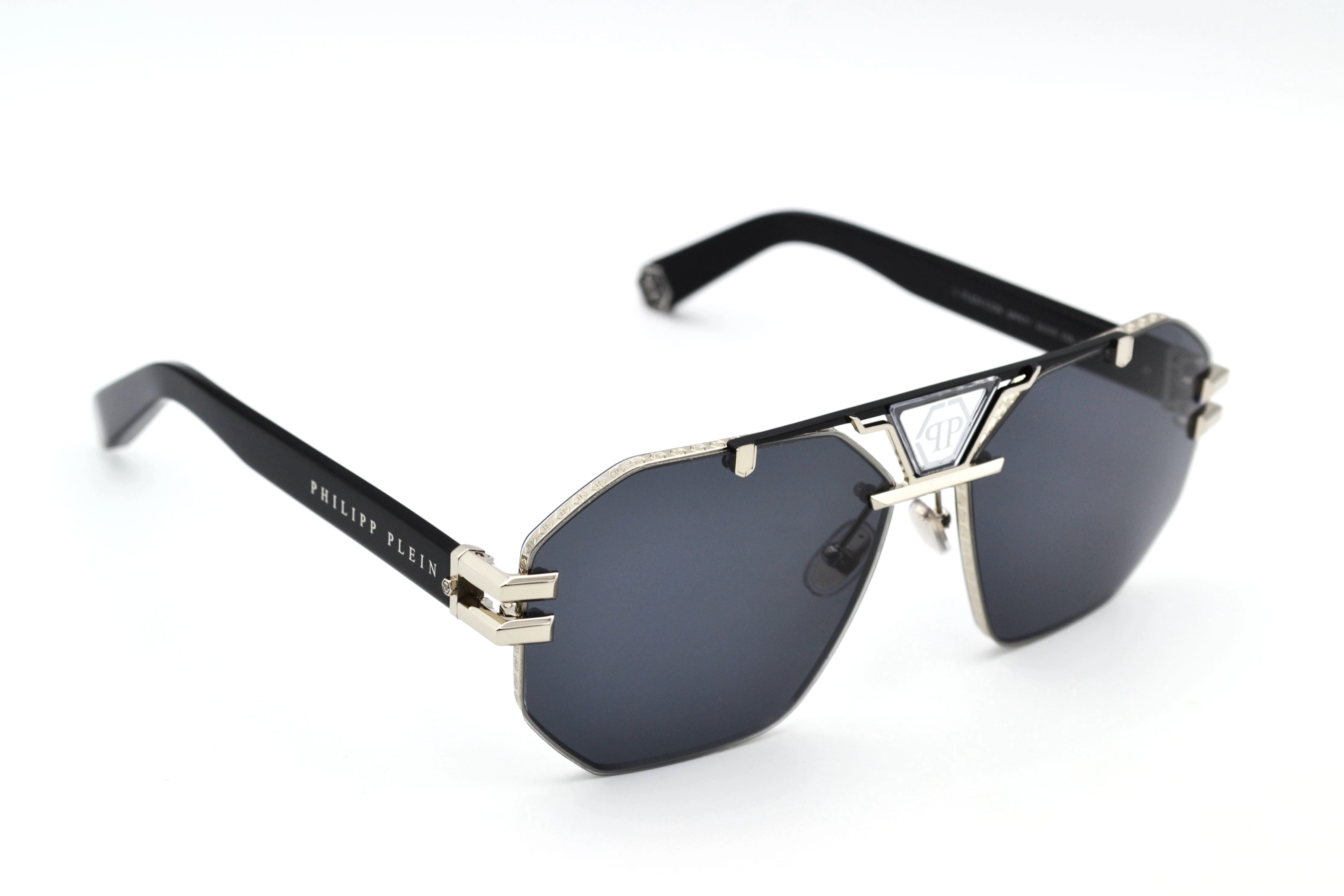 Philipp Plein Sunglasses - Plein ICON Silver Metal Design for Men