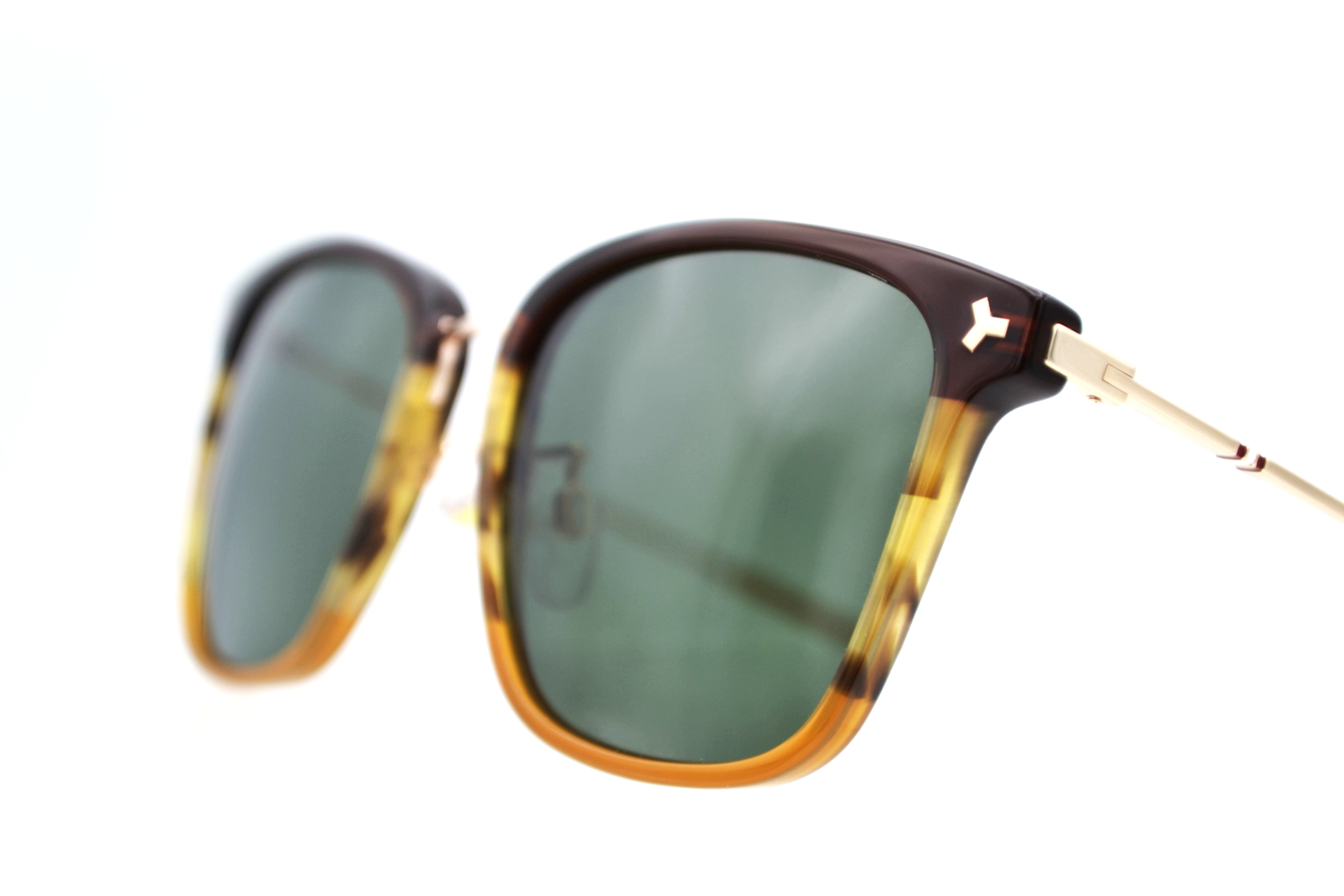 Gafas de sol Bally BY0089-D 56N - Diseño de acetato y metal dorado unisex