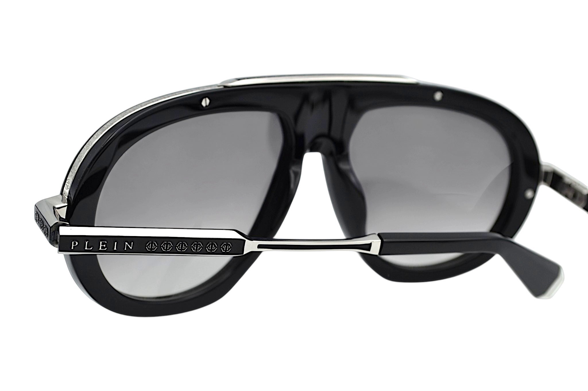 Gafas de sol Philipp Plein - PLEIN LEGACY SPP151 700Y Diseño de titanio y acetato para hombre