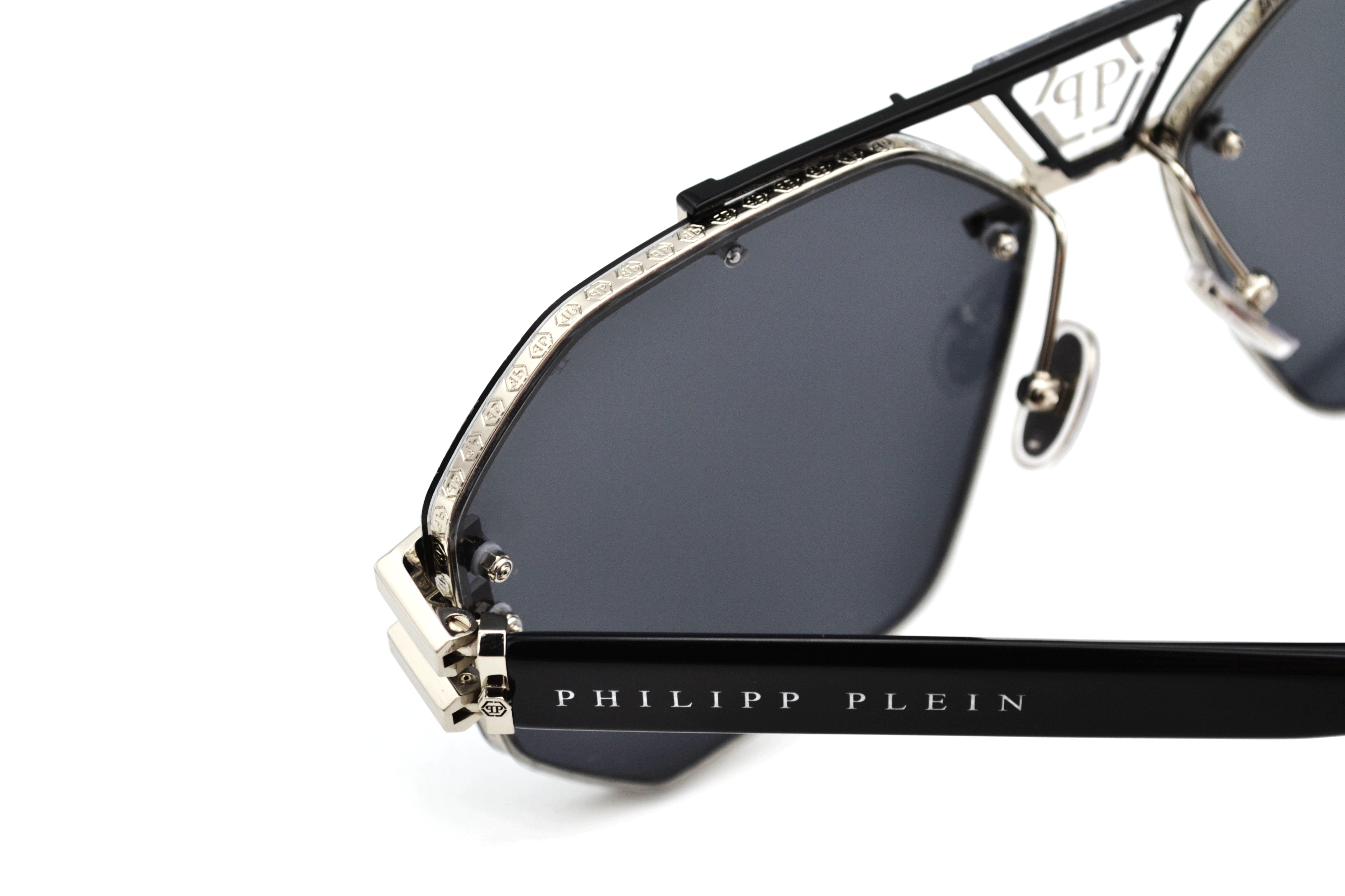 Philipp Plein Sunglasses - Plein ICON Silver Metal Design for Men