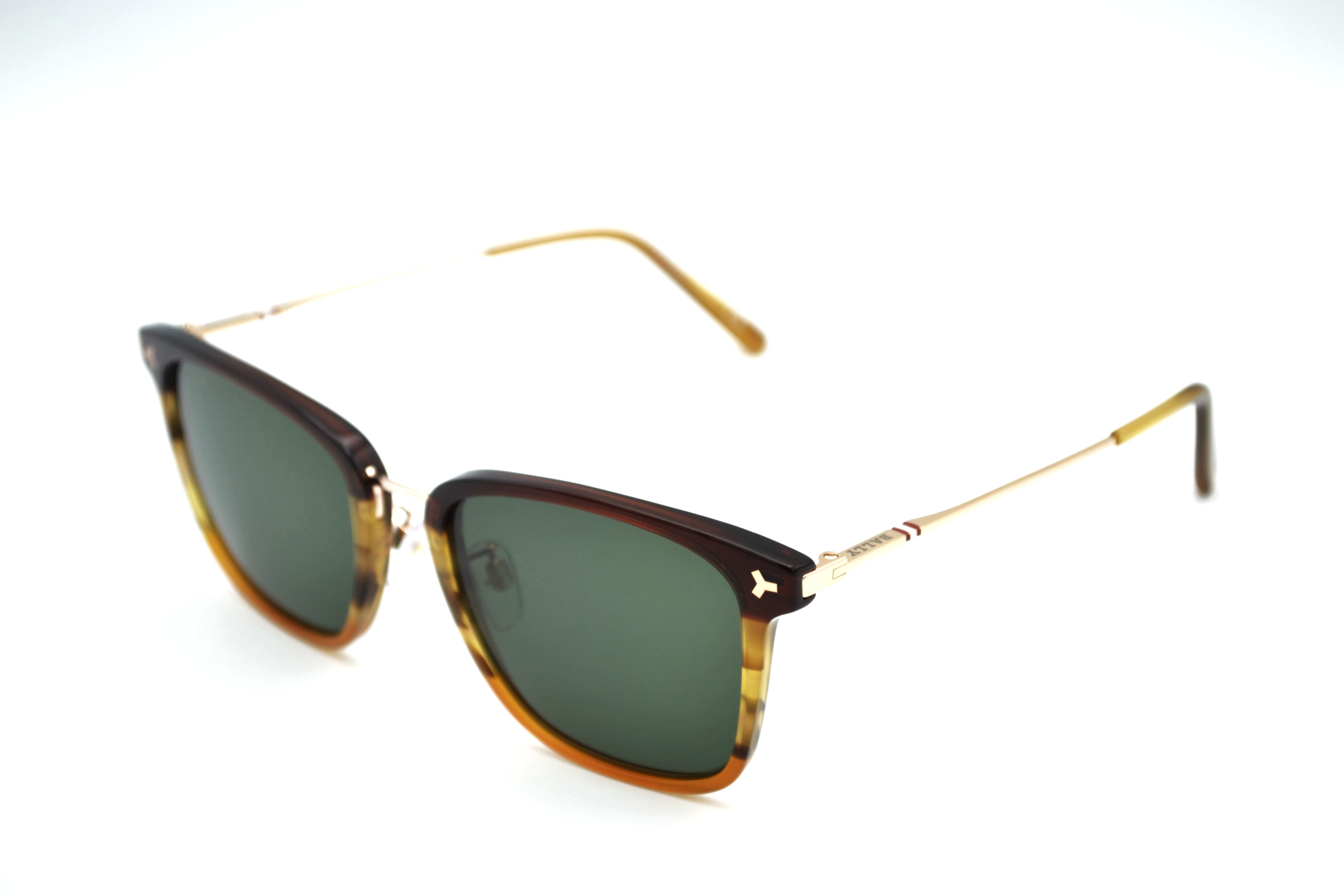 Gafas de sol Bally BY0089-D 56N - Diseño de acetato y metal dorado unisex