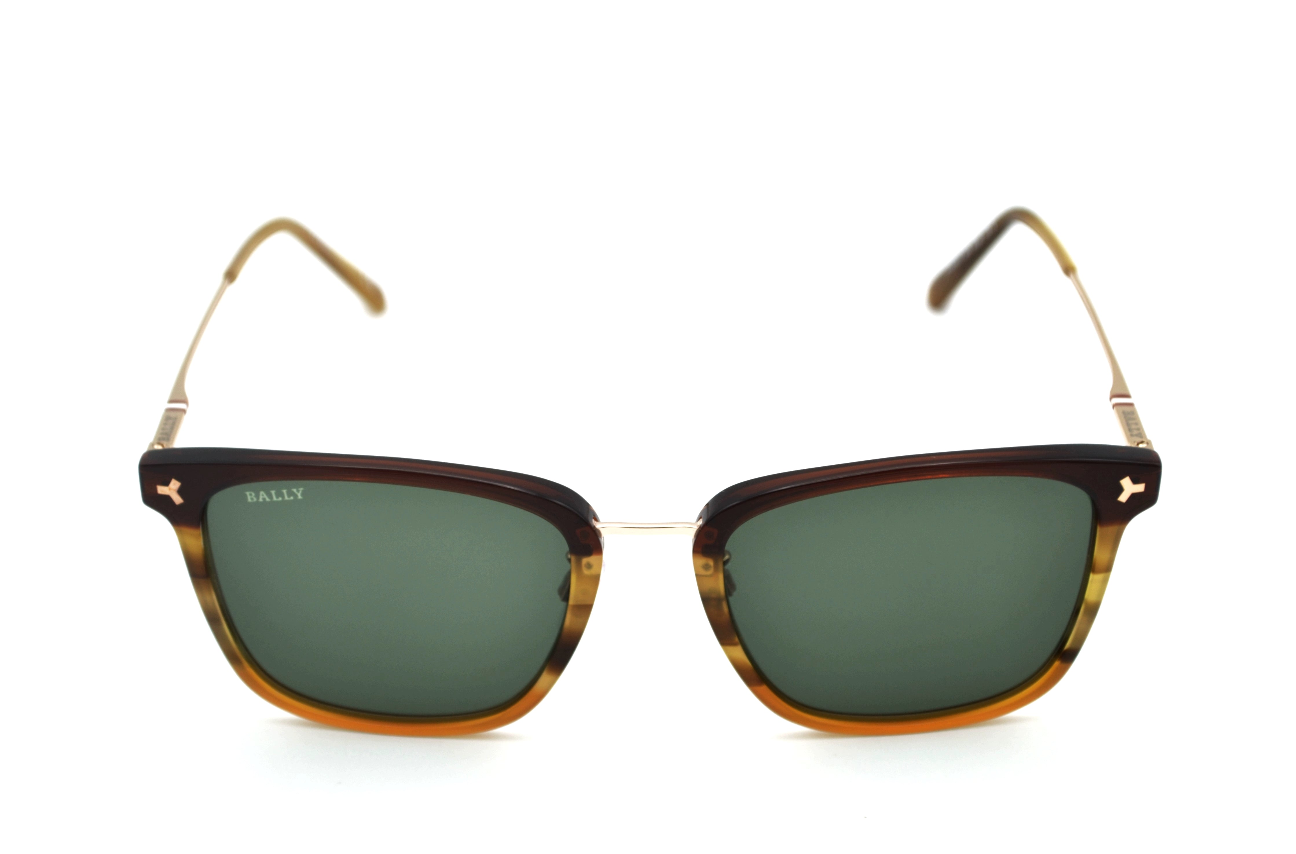 Gafas de sol Bally BY0089-D 56N - Diseño de acetato y metal dorado unisex