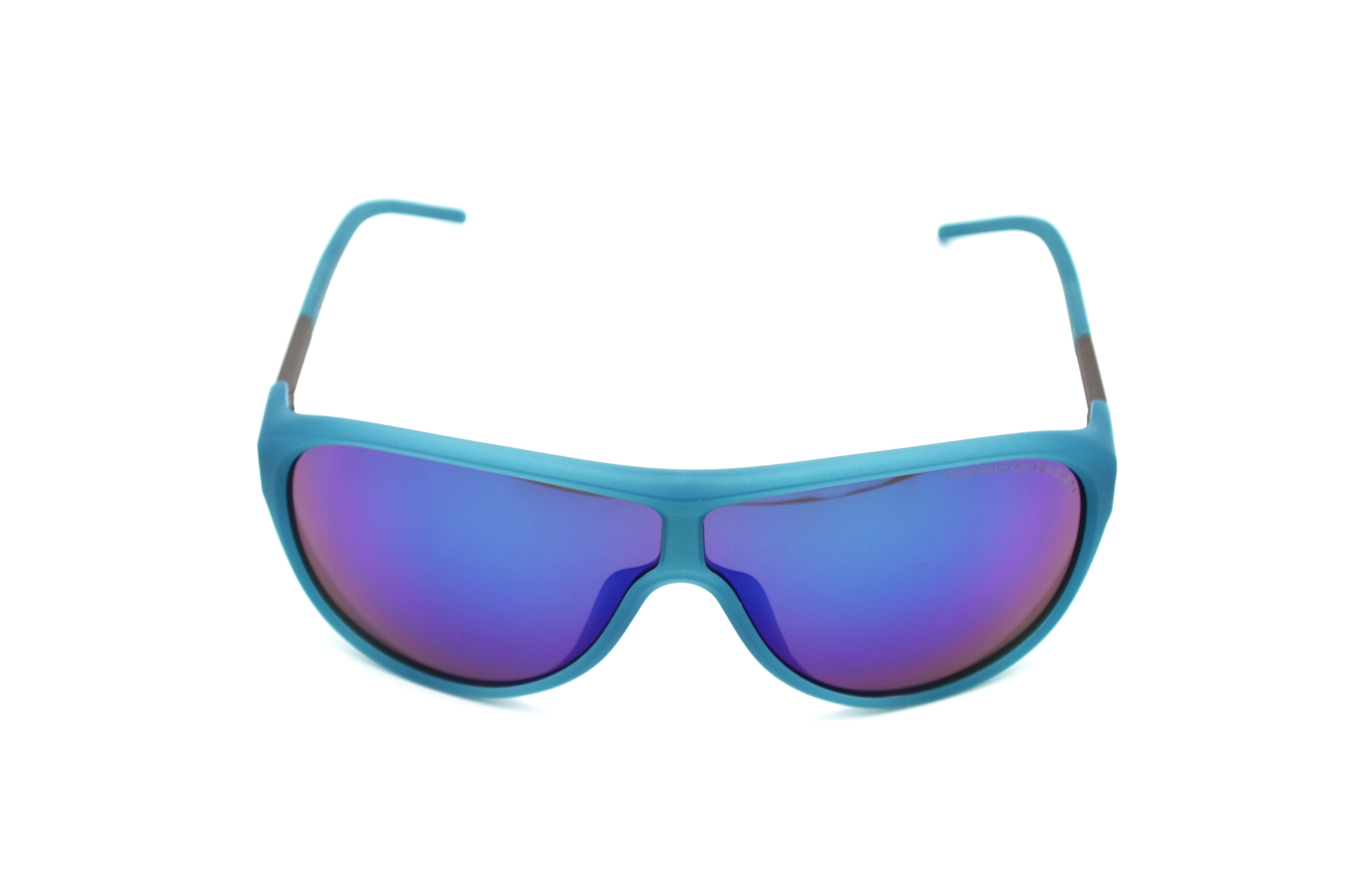 Gafas de sol Porsche Design P8598B - Montura rectangular con lentes azules, para hombre