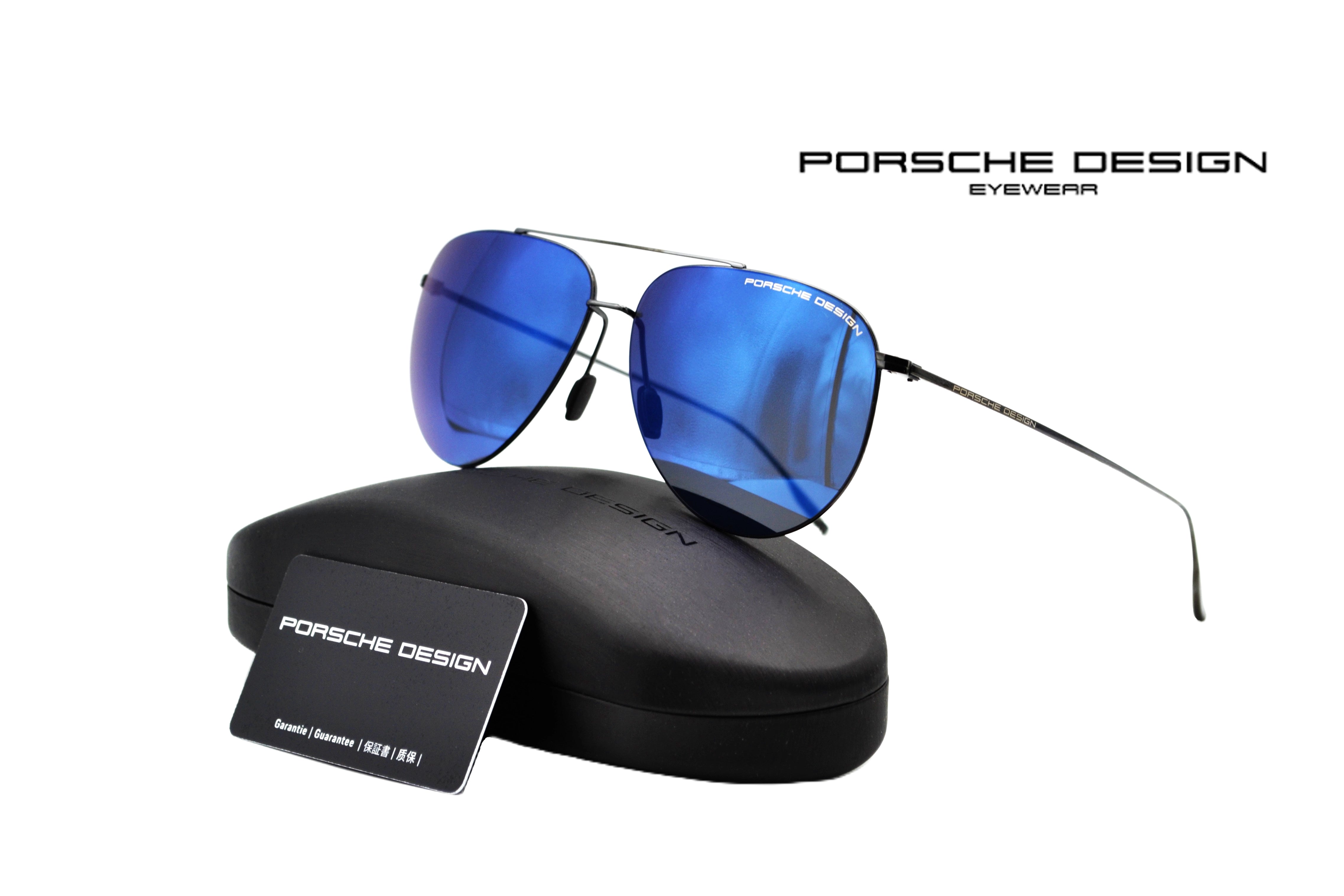 Gafas de sol Porsche Design P8939A TITANIUM - fabricada en Italia por De Rigo, para hombre