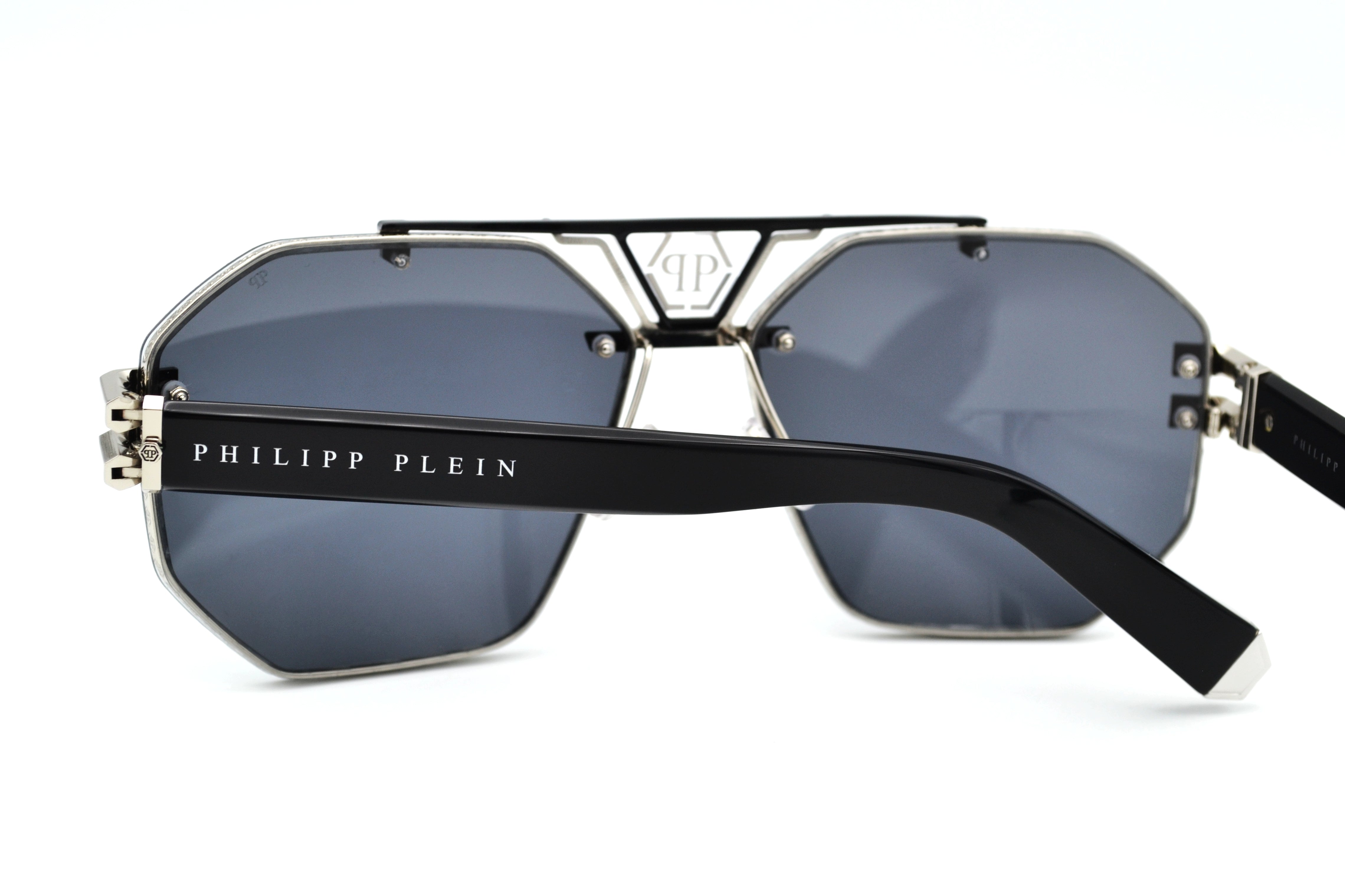 Philipp Plein Sunglasses - Plein ICON Silver Metal Design for Men