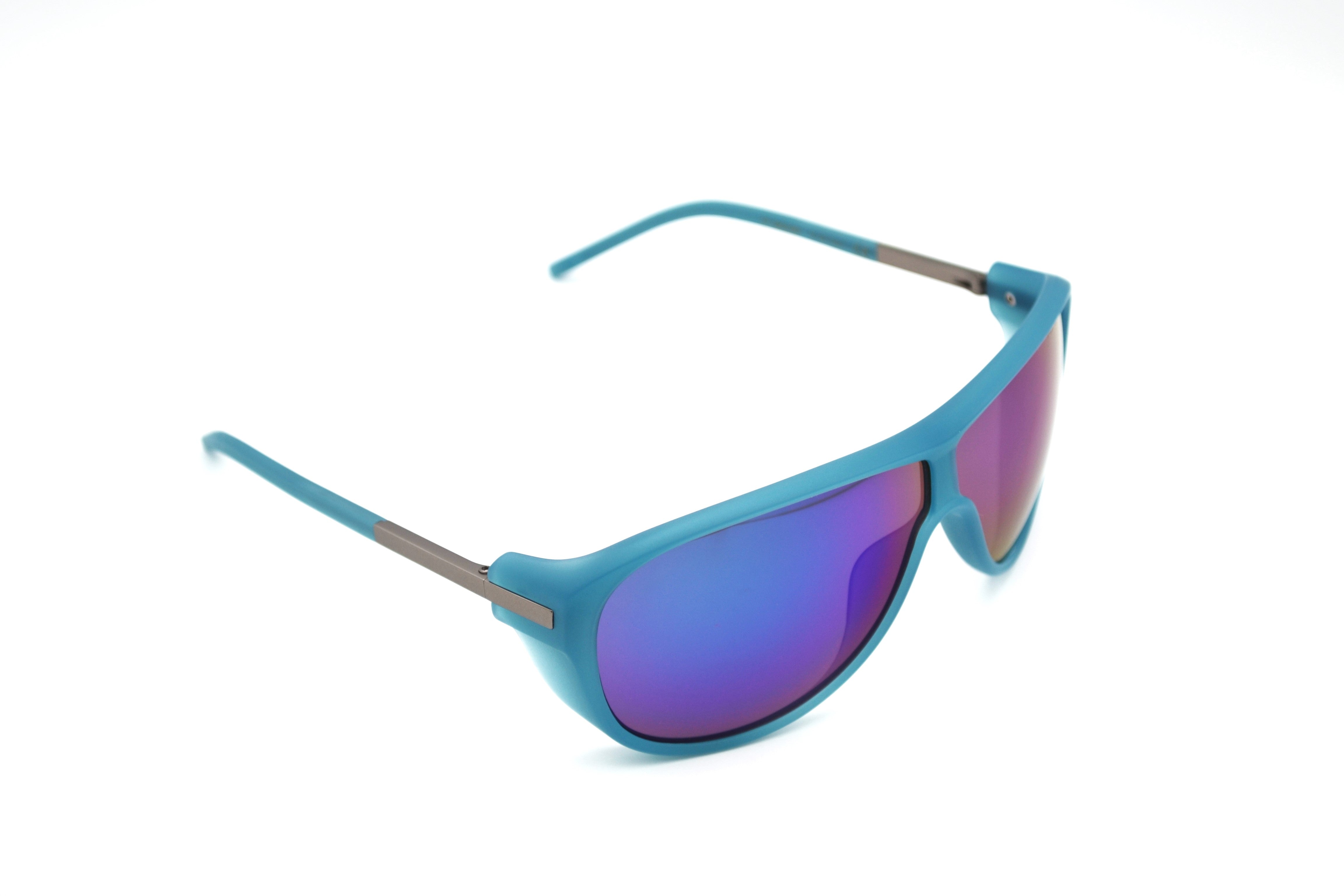 Gafas de sol Porsche Design P8598B - Montura rectangular con lentes azules, para hombre