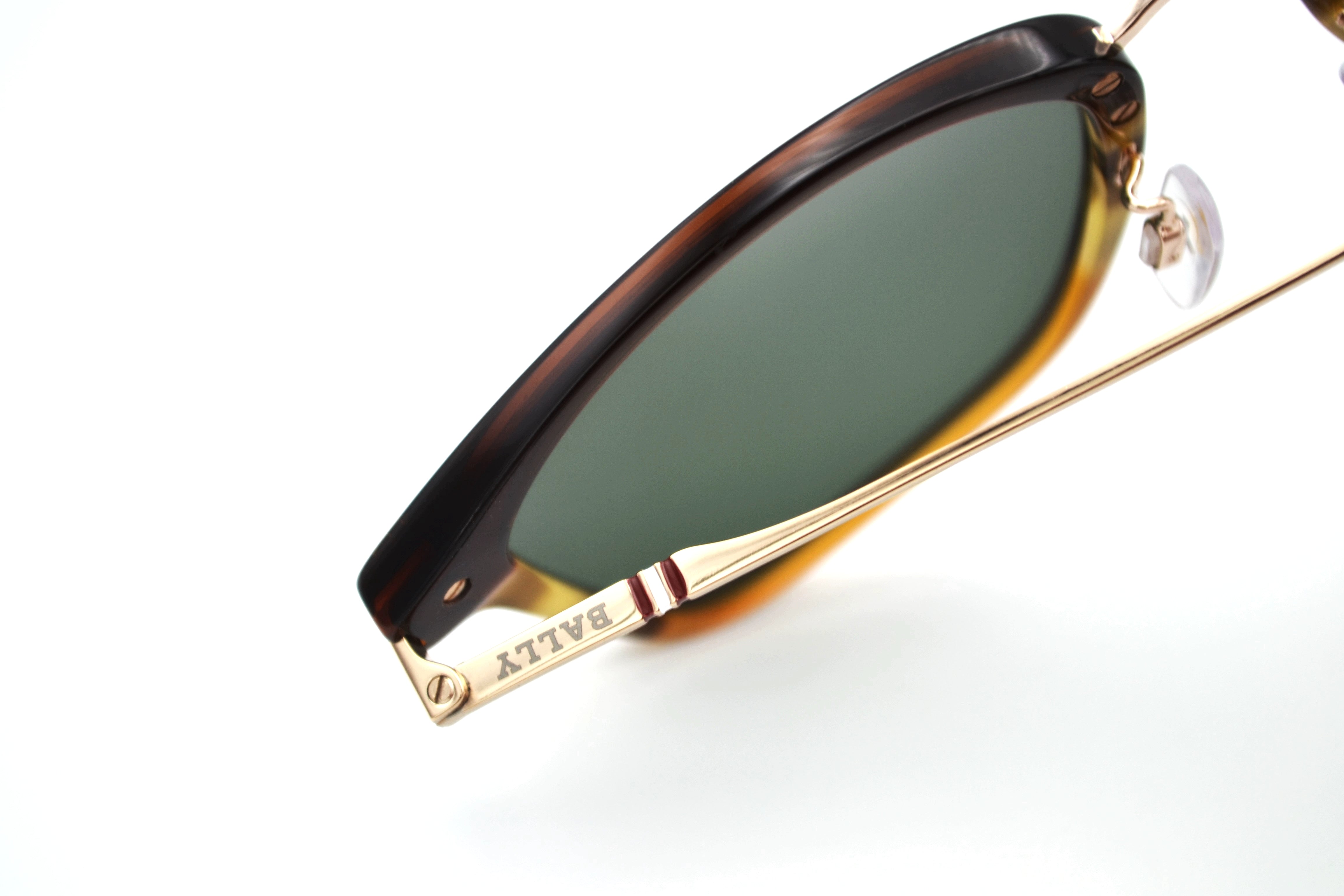 Gafas de sol Bally BY0089-D 56N - Diseño de acetato y metal dorado unisex