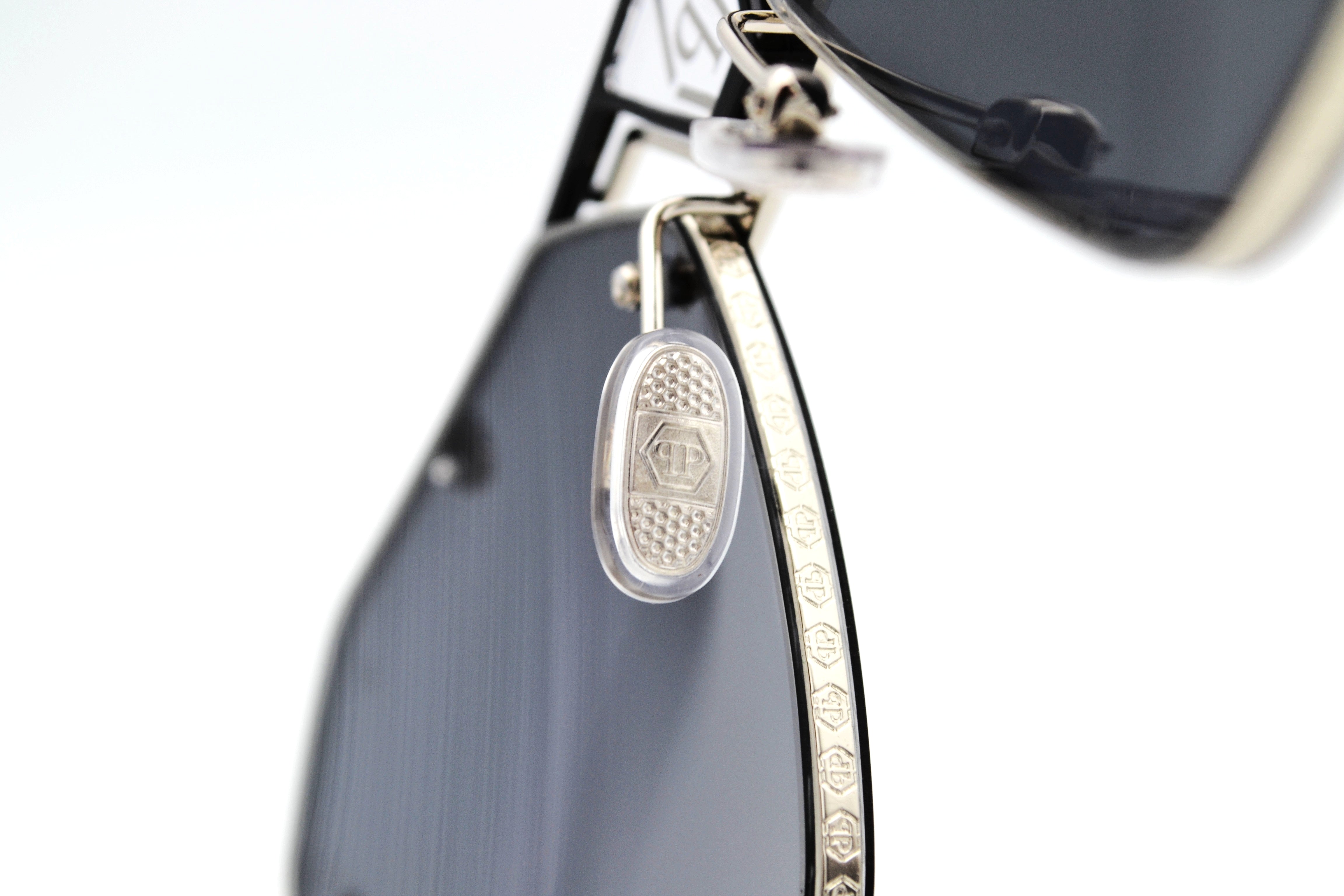 Philipp Plein Sunglasses - Plein ICON Silver Metal Design for Men