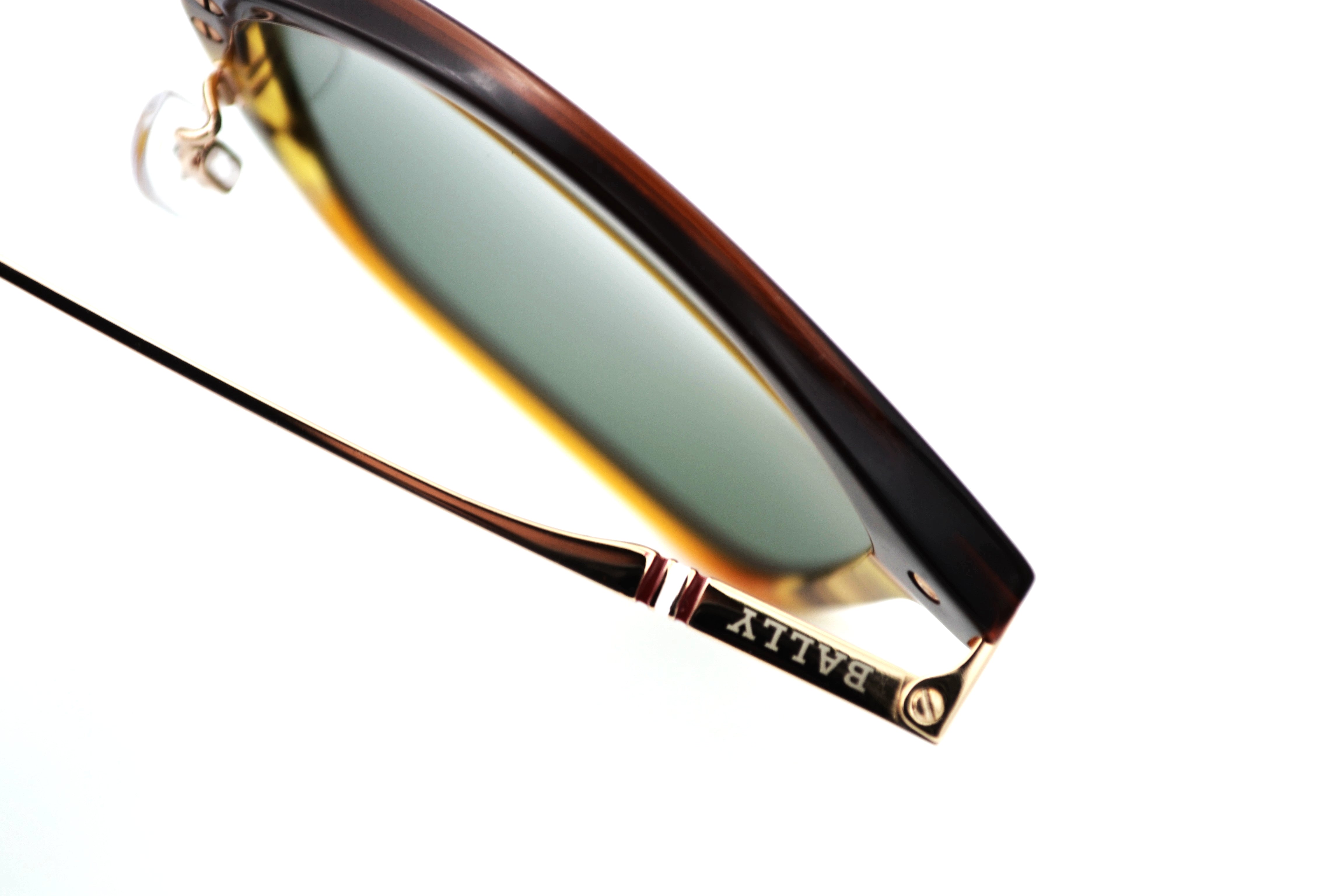 Gafas de sol Bally BY0089-D 56N - Diseño de acetato y metal dorado unisex