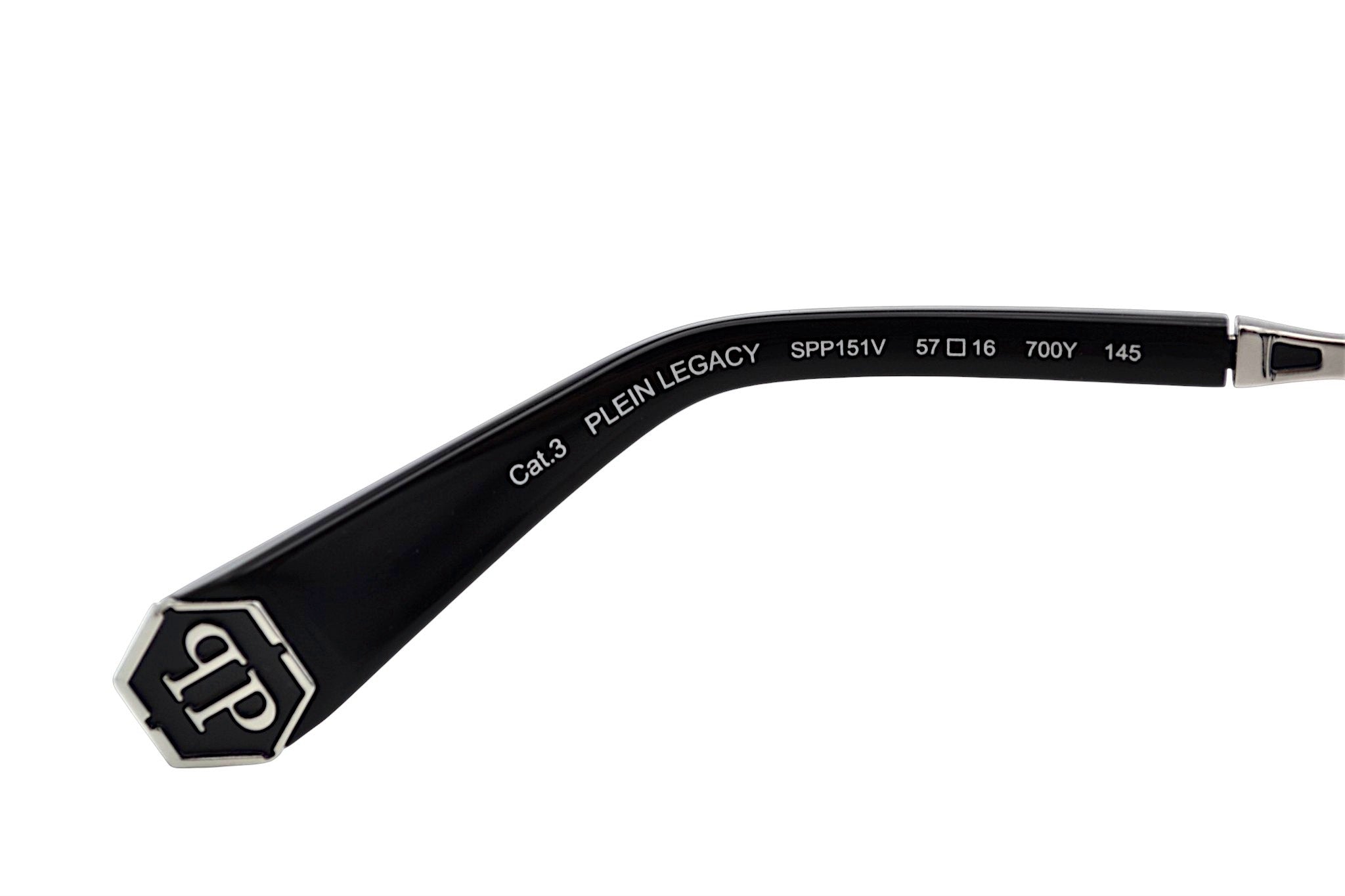 Gafas de sol Philipp Plein - PLEIN LEGACY SPP151 700Y Diseño de titanio y acetato para hombre